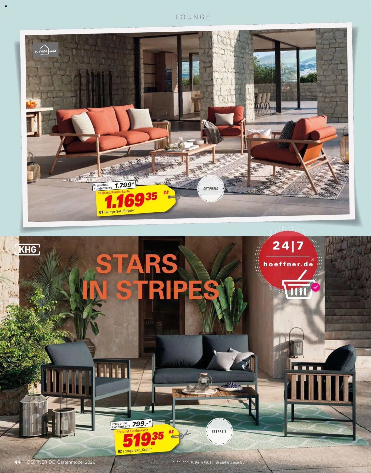 Höffner Prospekt Gartenmöbel