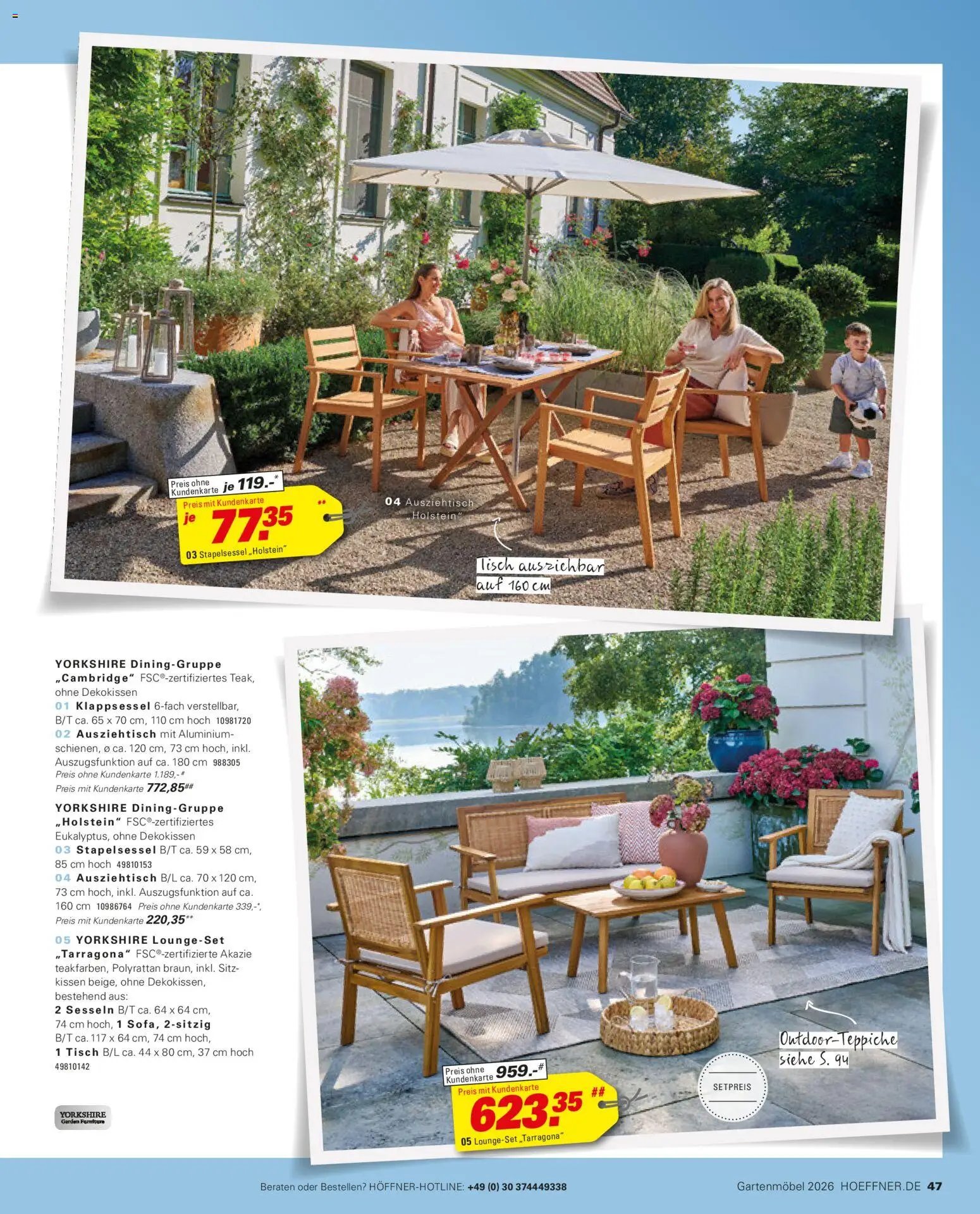 Höffner Prospekt Gartenmöbel