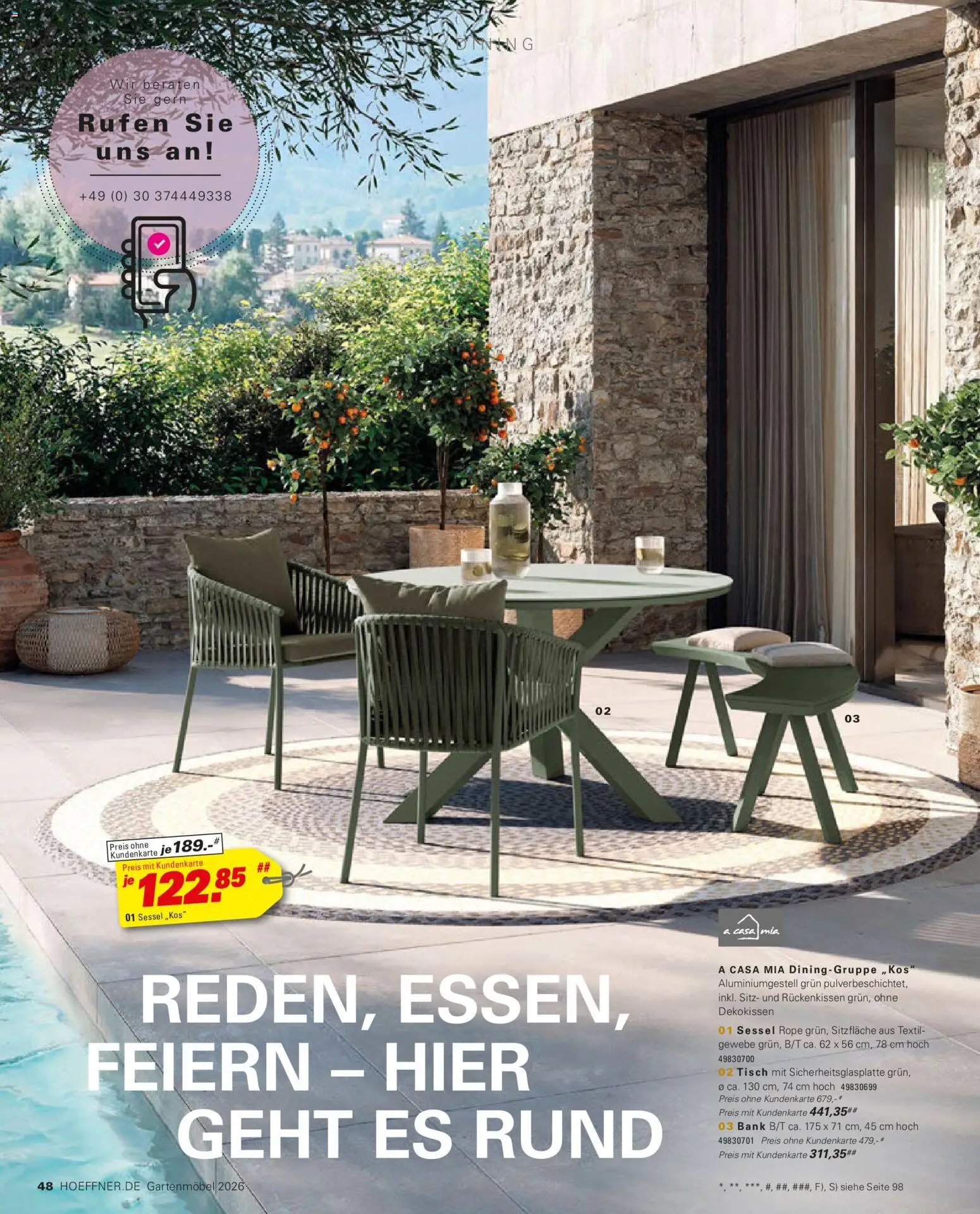 Höffner Prospekt Gartenmöbel