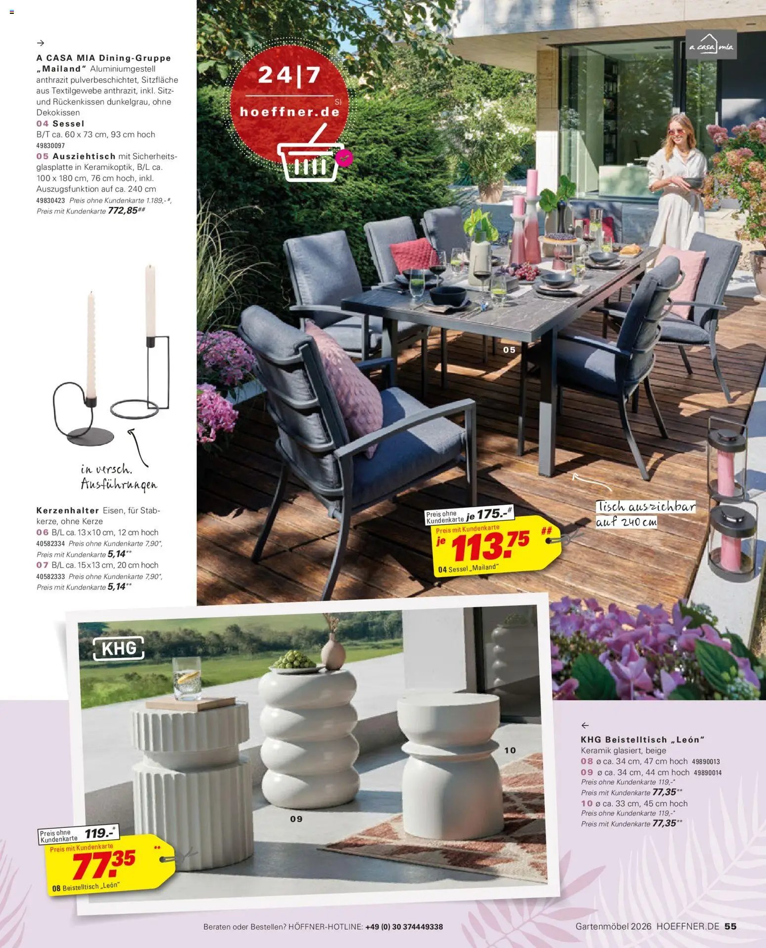 Höffner Prospekt Gartenmöbel