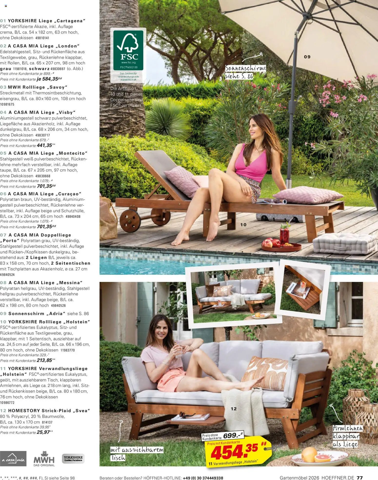 Höffner Prospekt Gartenmöbel