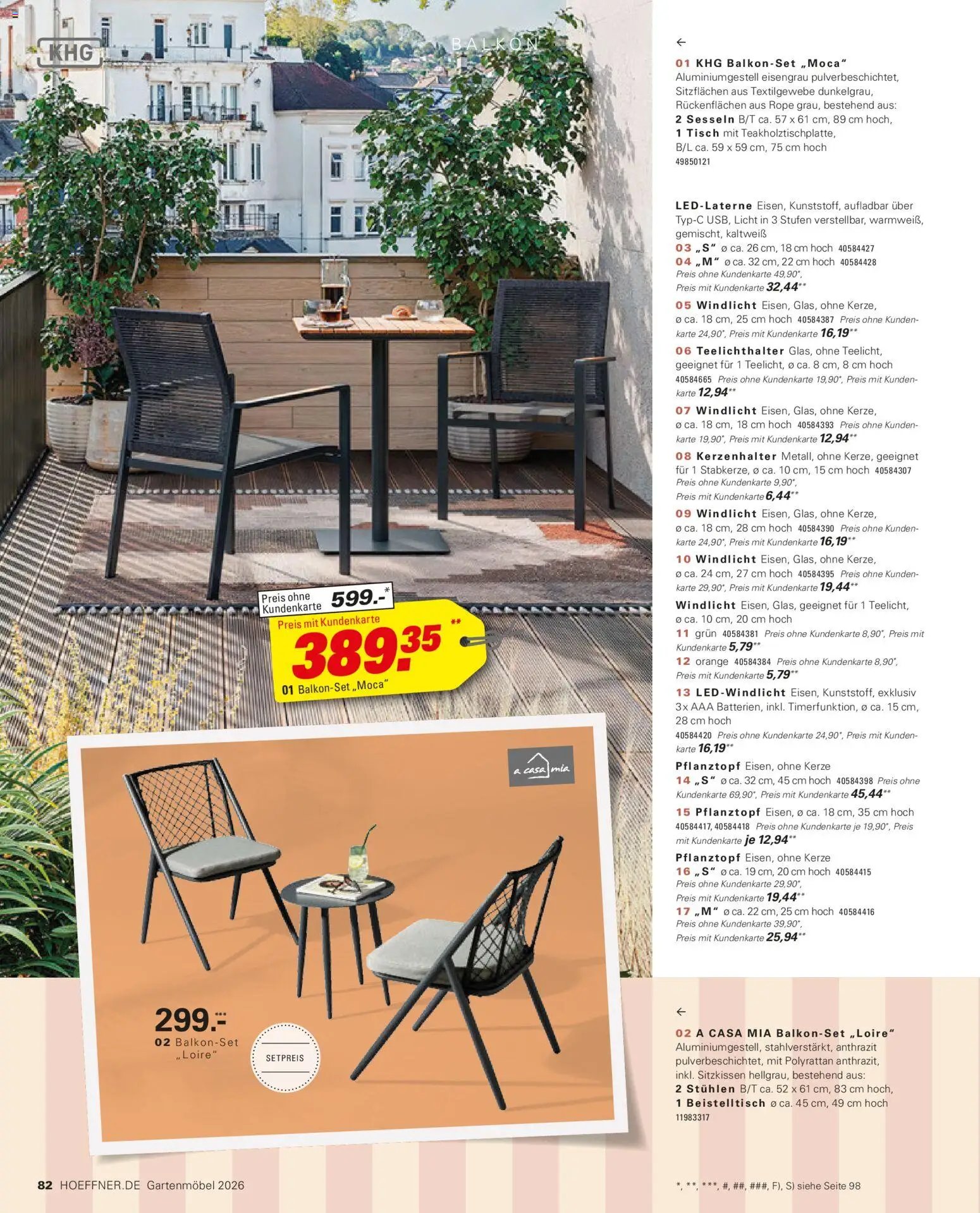 Höffner Prospekt Gartenmöbel