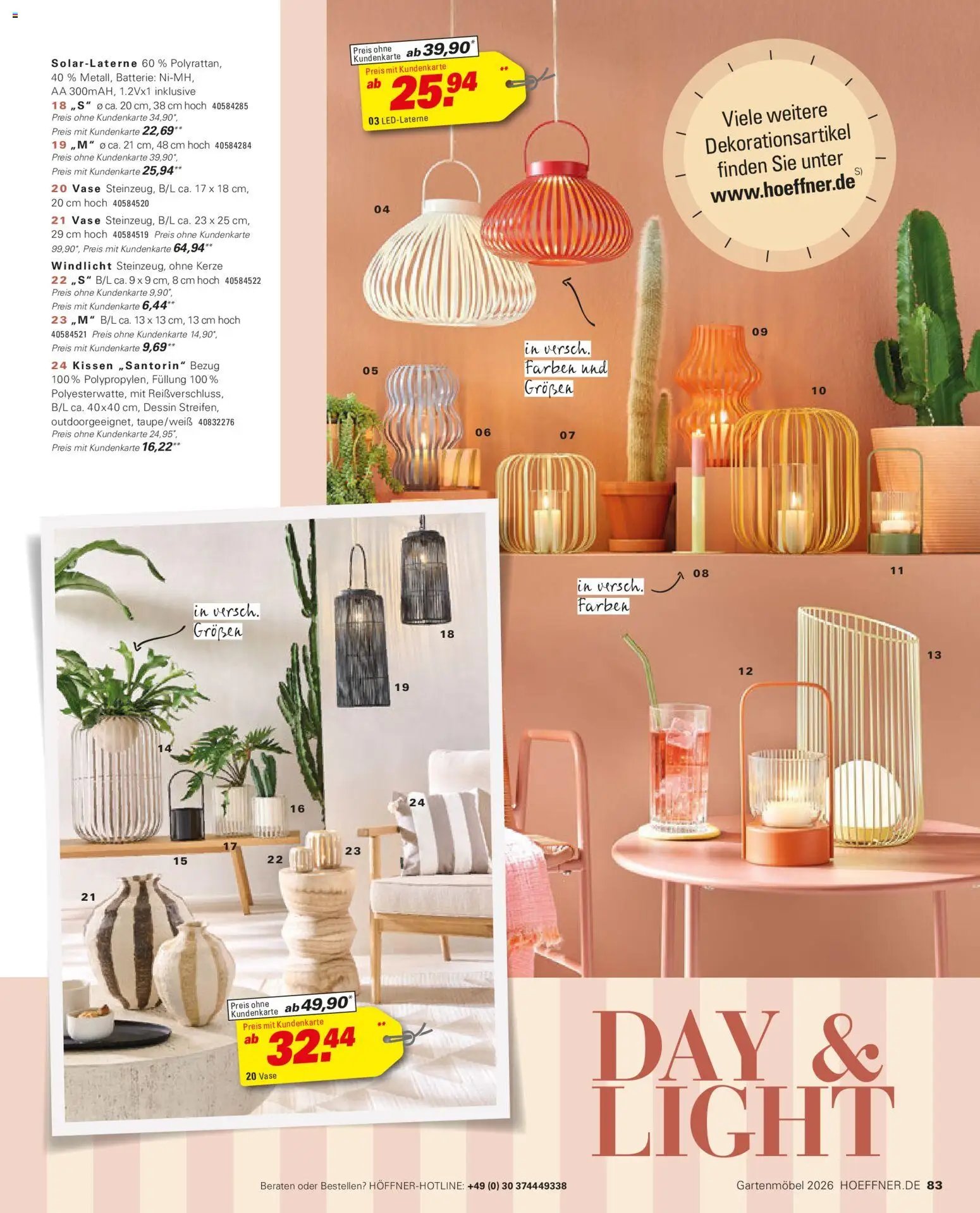 Höffner Prospekt Gartenmöbel