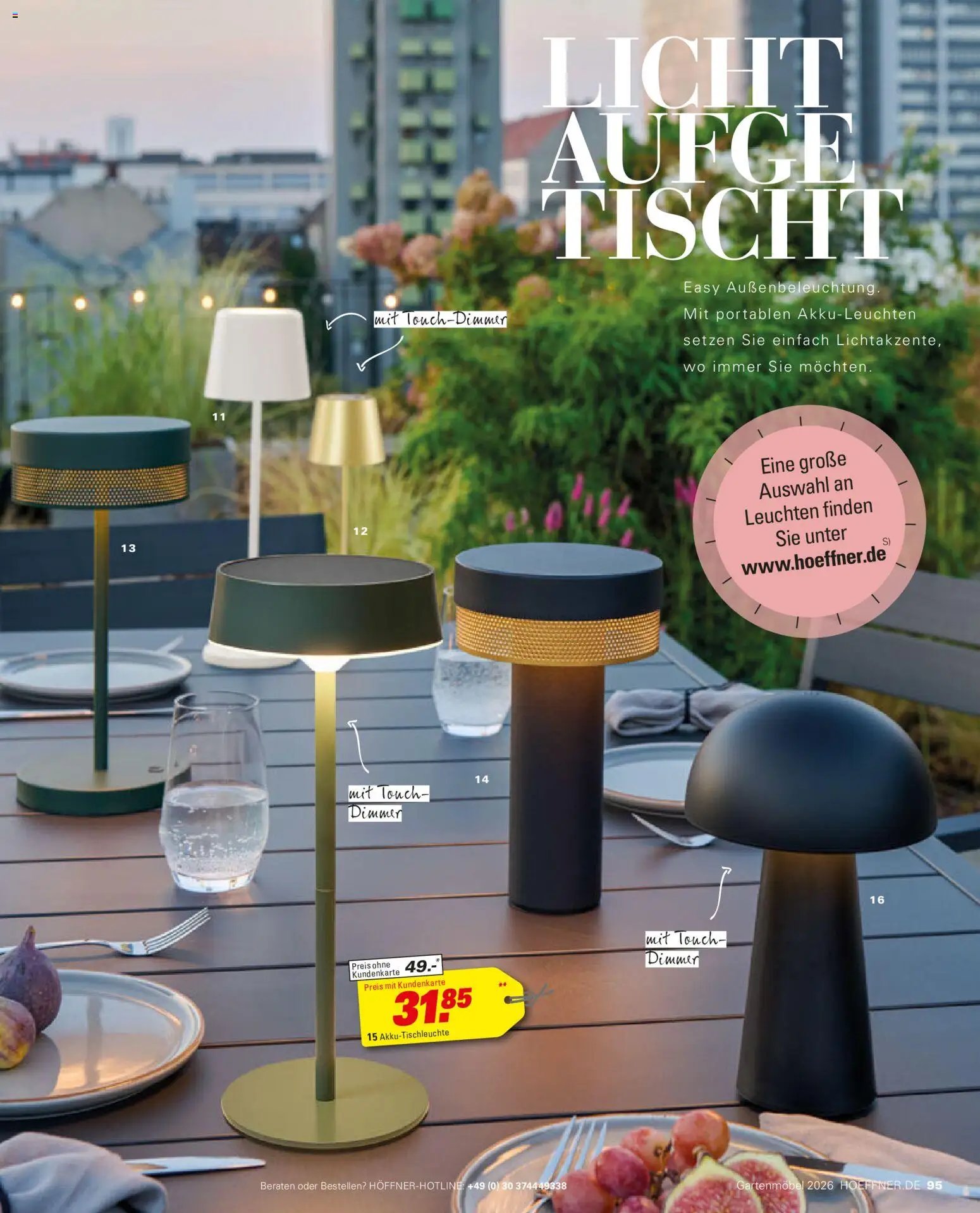 Höffner Prospekt Gartenmöbel