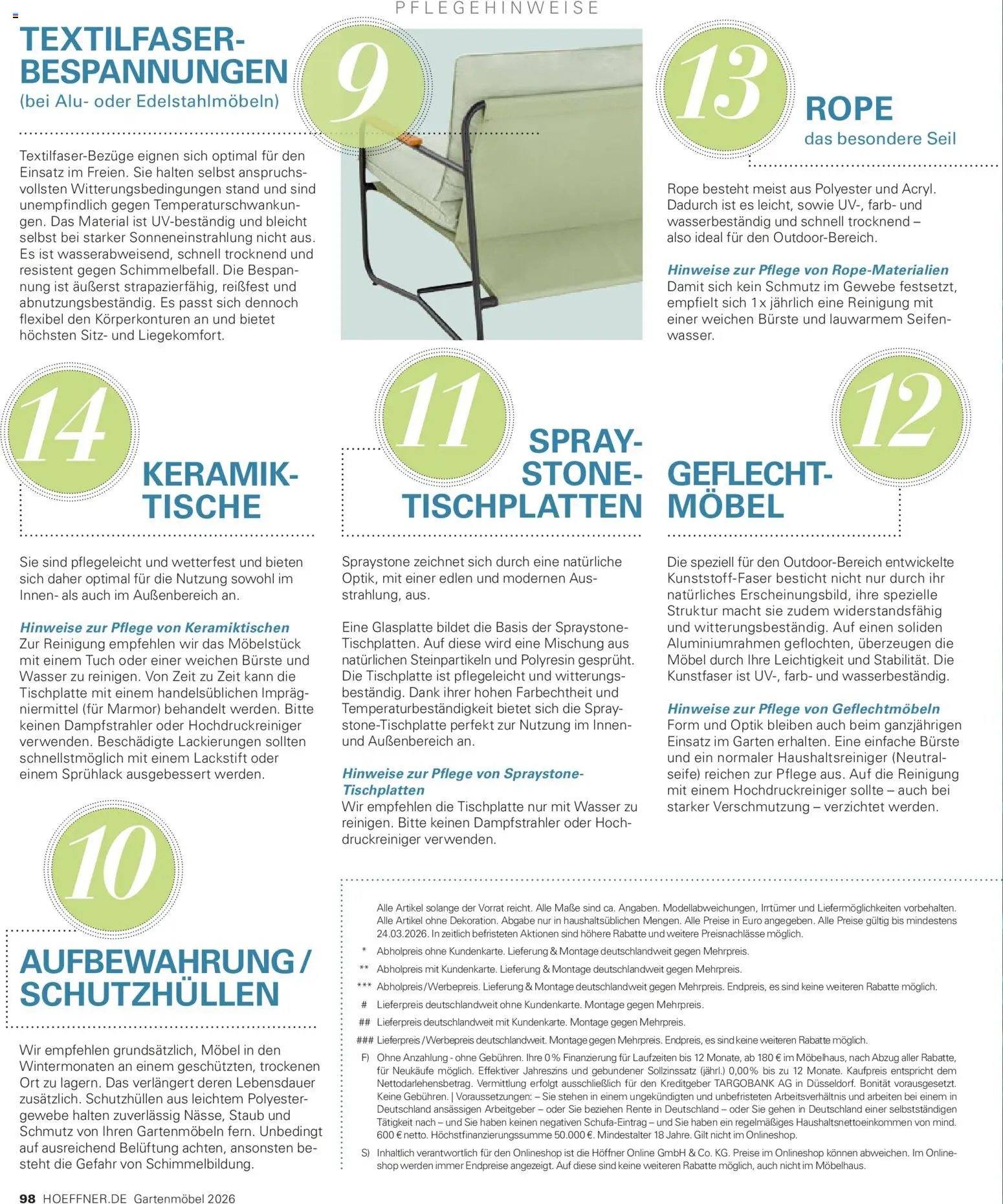 Höffner Prospekt Gartenmöbel