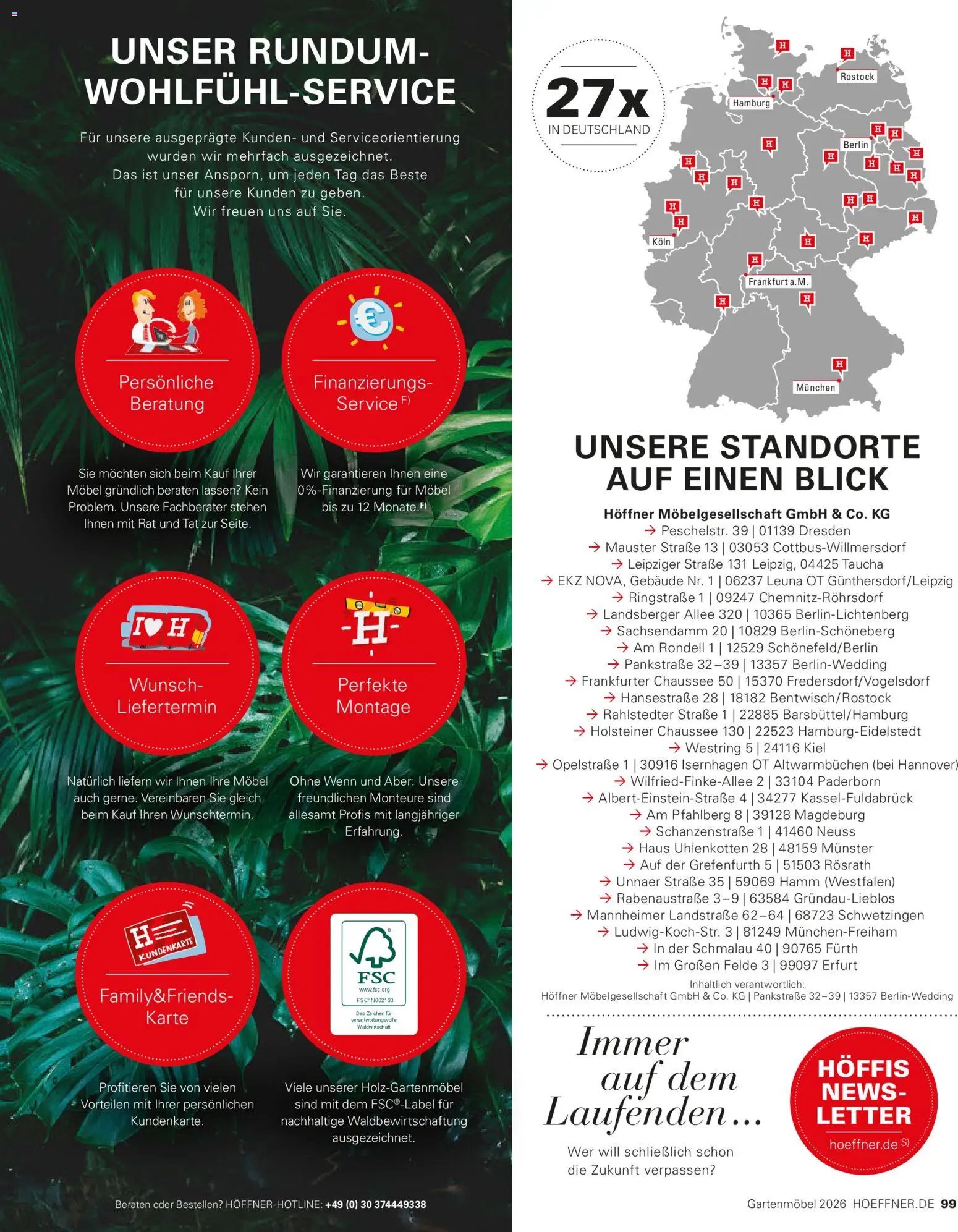 Höffner Prospekt Gartenmöbel