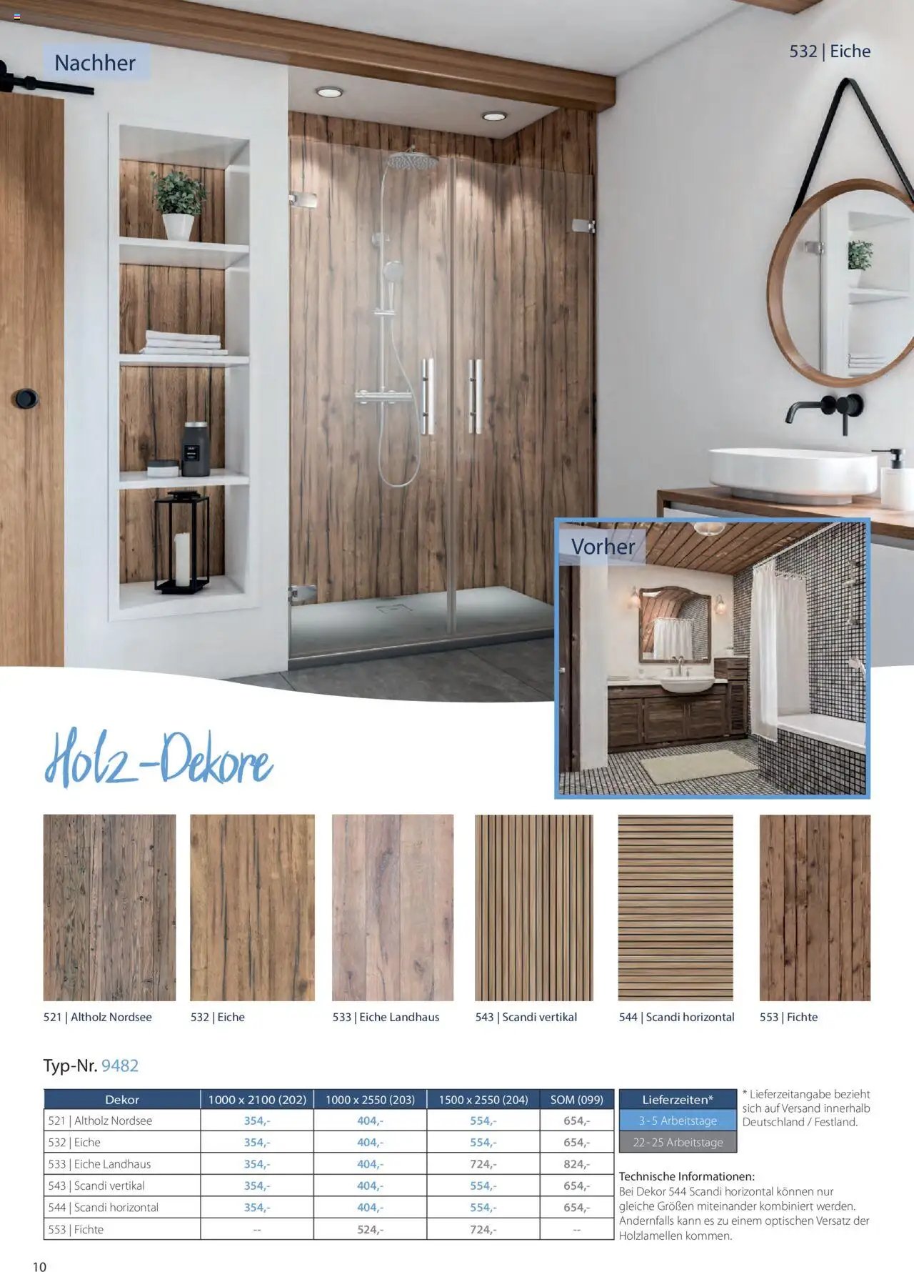 Hammer Zuhause Breuer Duschrueckwaende