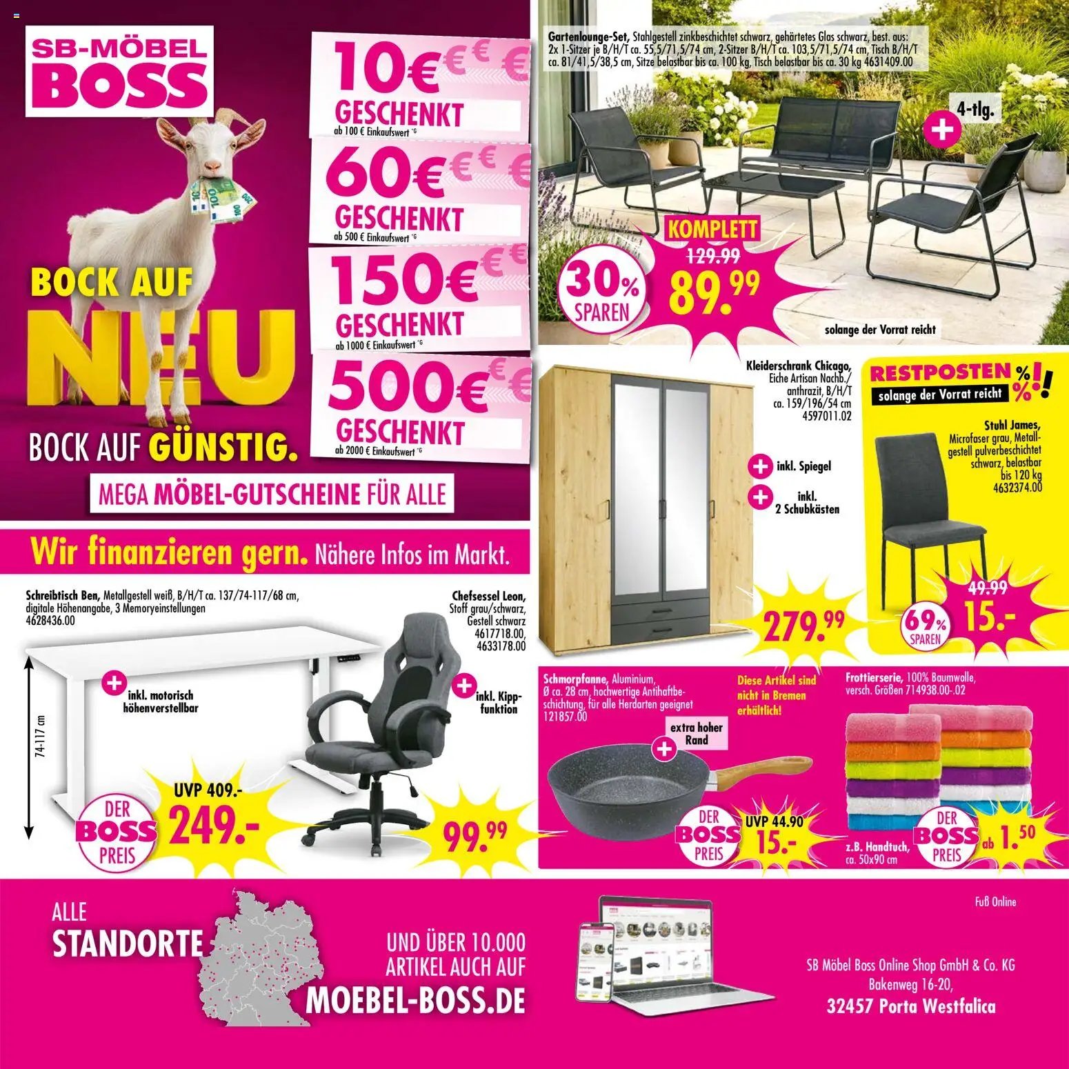 SB Möbel Boss - „Aktuelle Angebote bei MÖBEL-BOSS“ (2026-04-24 - 2026-05-01)