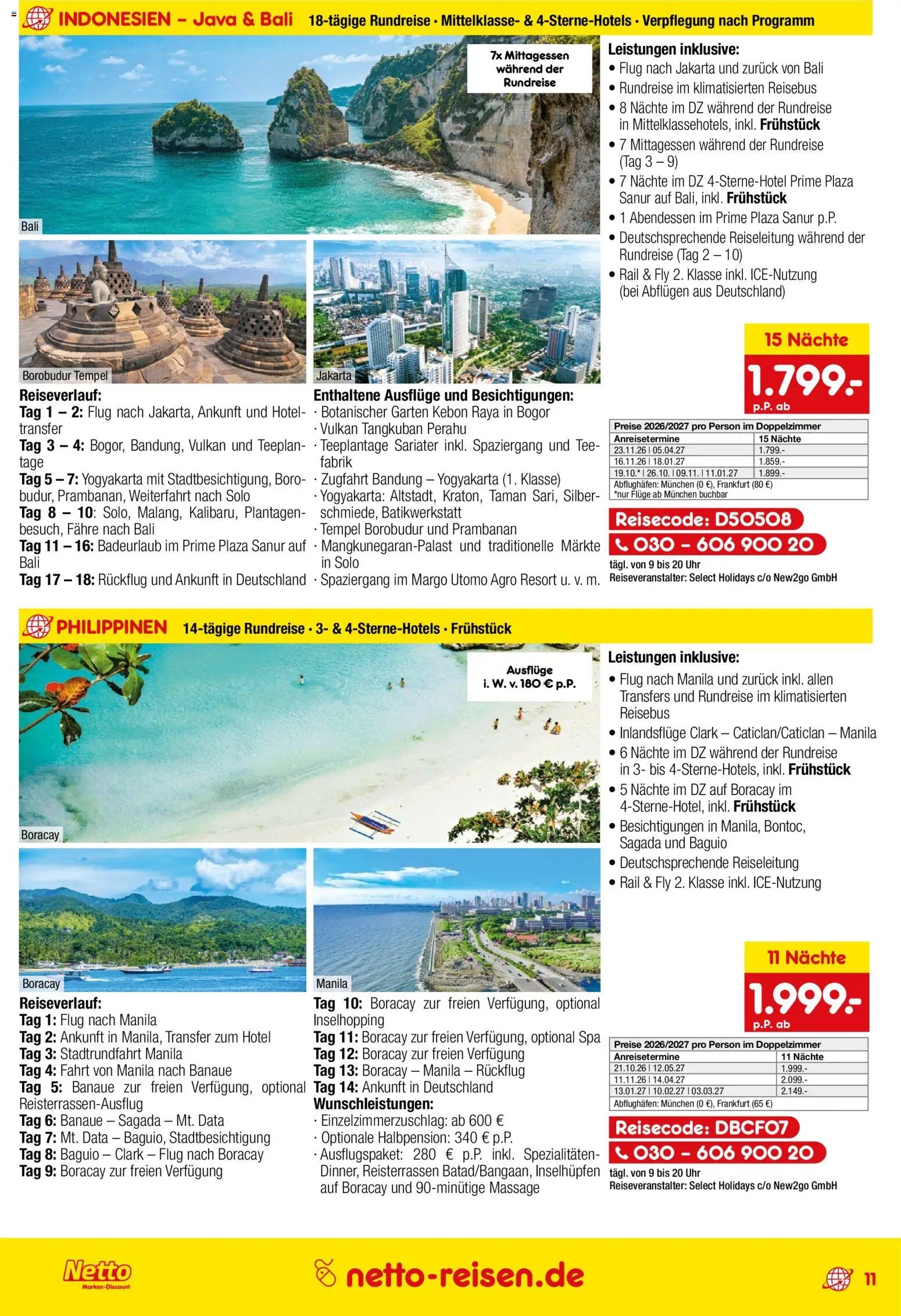 Netto Reisen Prospekt