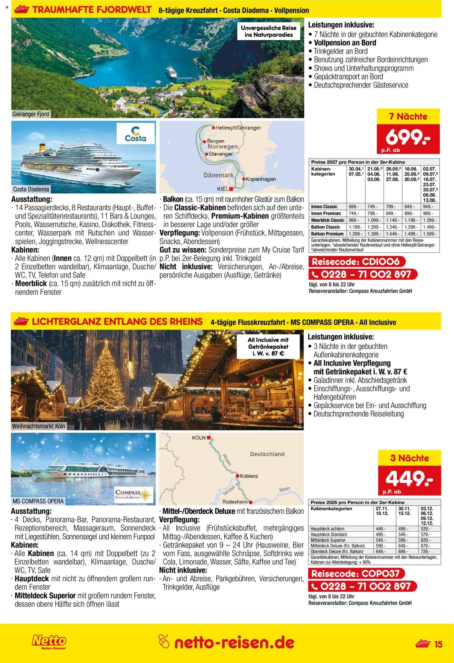 Netto Reisen Prospekt