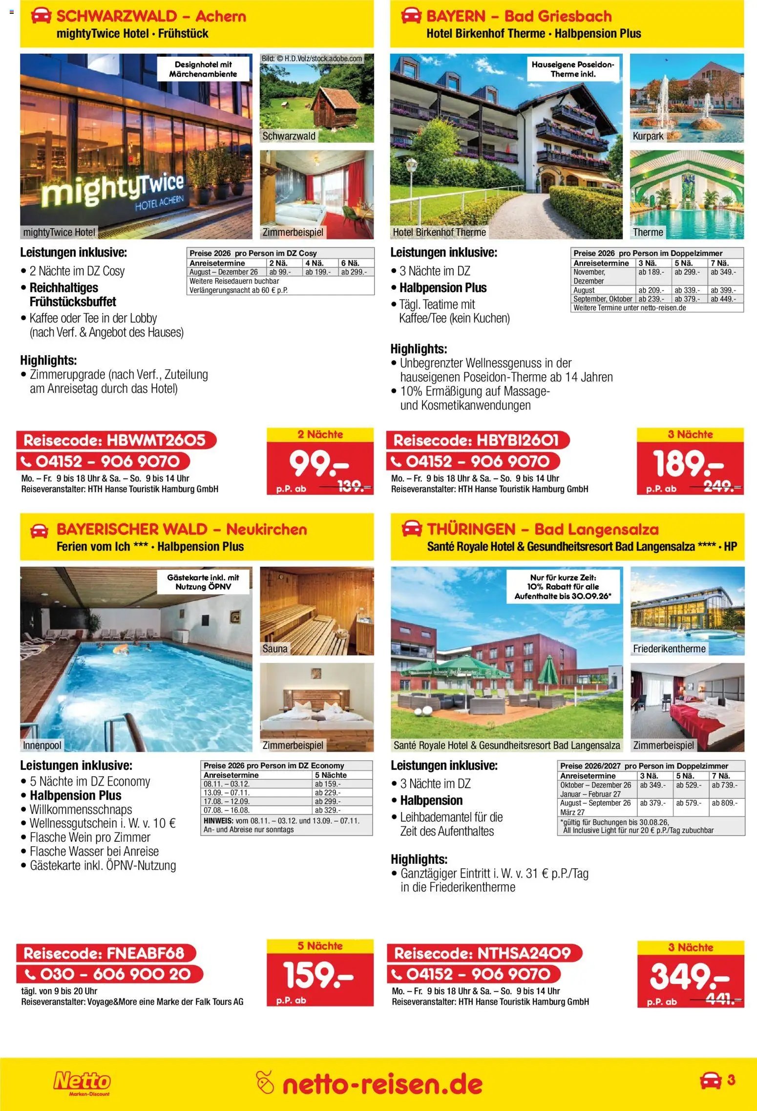 Netto Reisen Prospekt