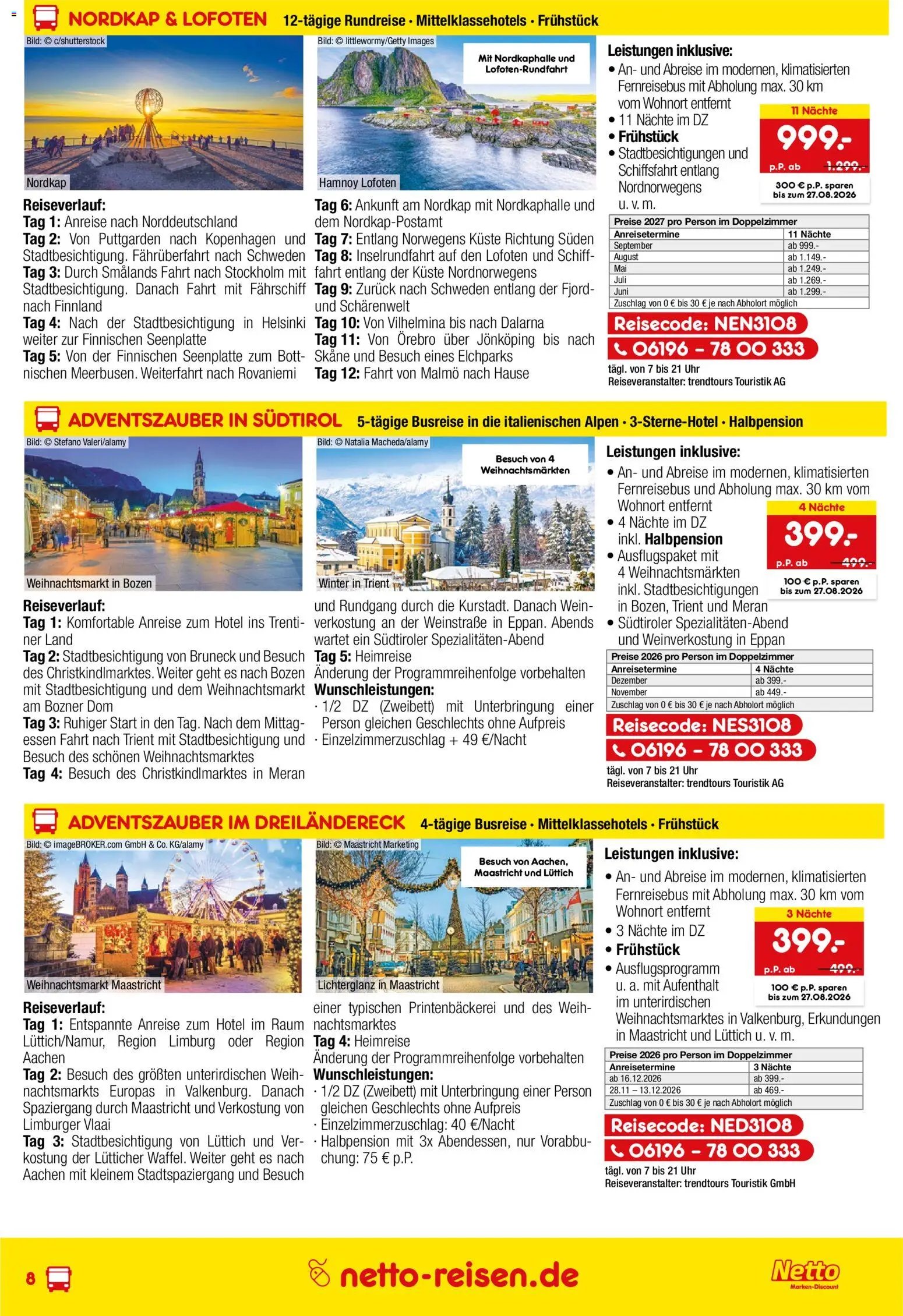 Netto Reisen Prospekt