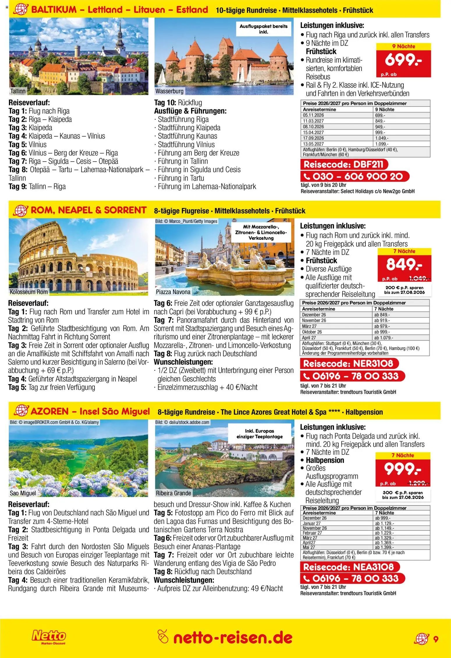 Netto Reisen Prospekt