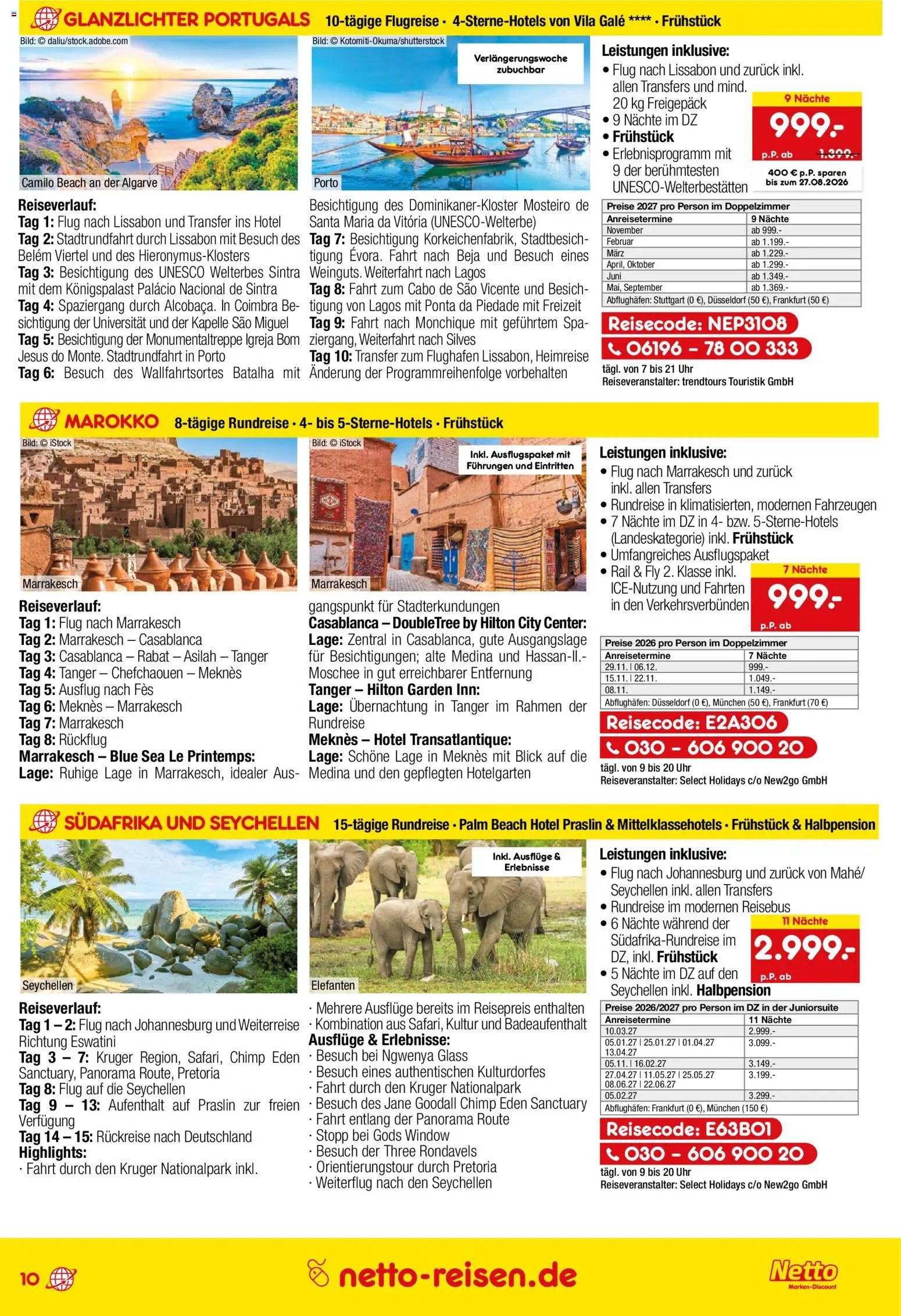 Netto Reisen Prospekt