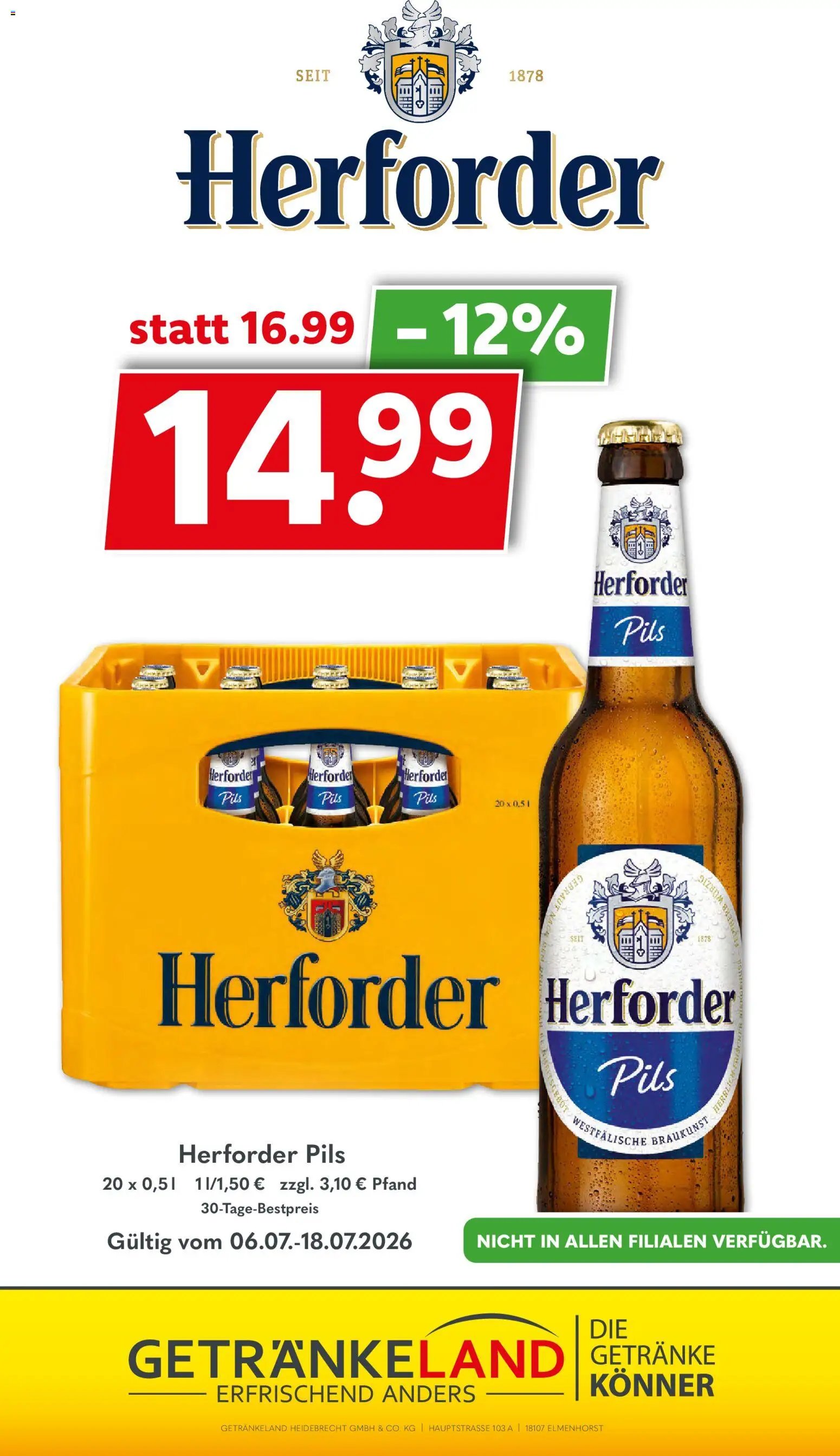 Getränkeland Prospekt