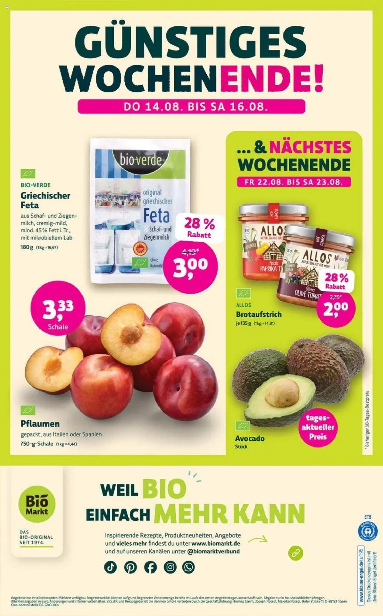 Denns BioMarkt Angebote (2025-08-13 - 2025-08-26) | 12