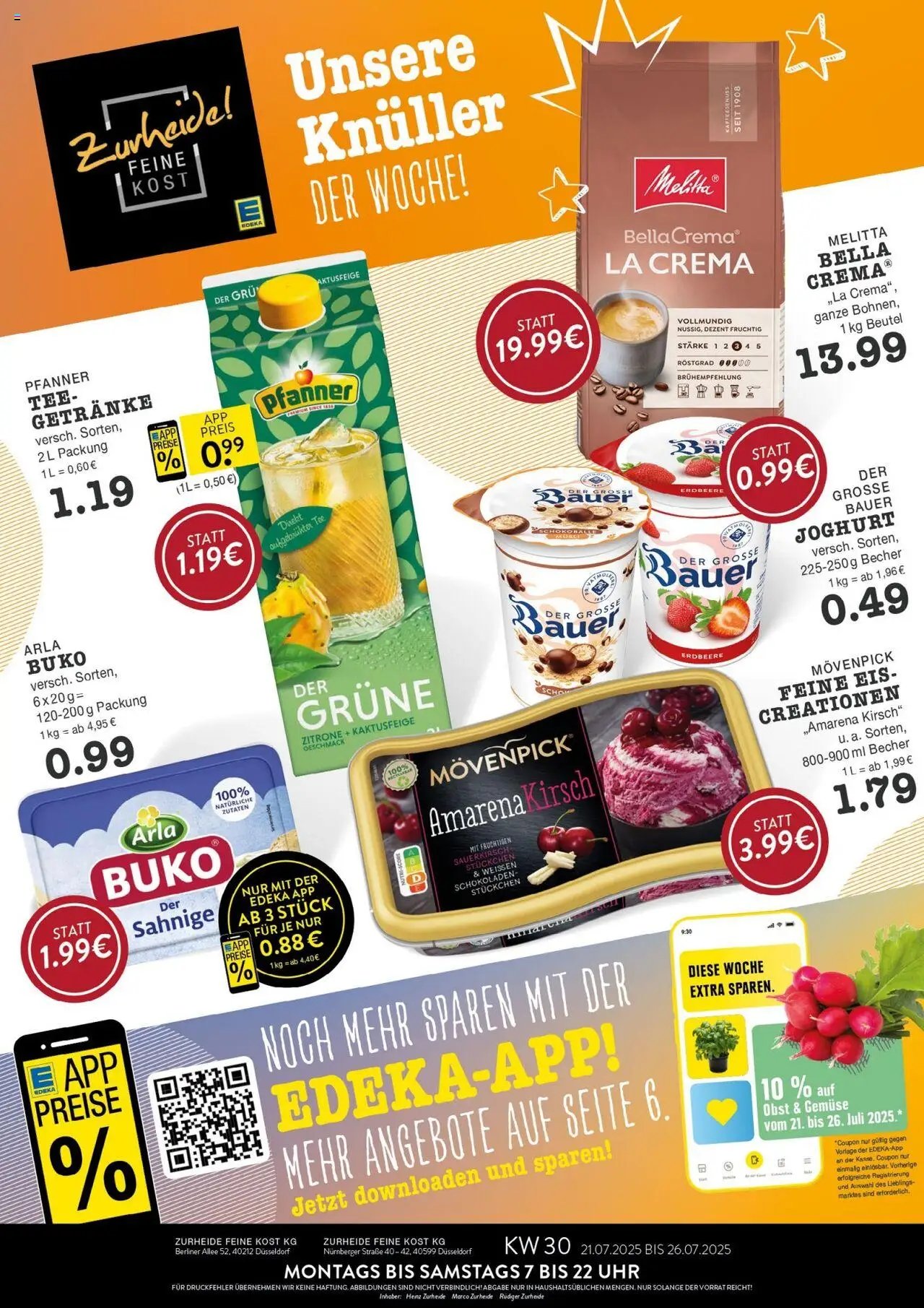Edeka Zurheide Prospekt 	 (2025-07-21 - 2025-07-26) | 1