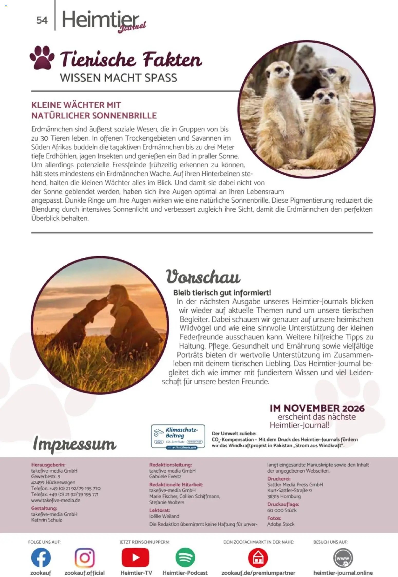 zookauf Heimtier Journal