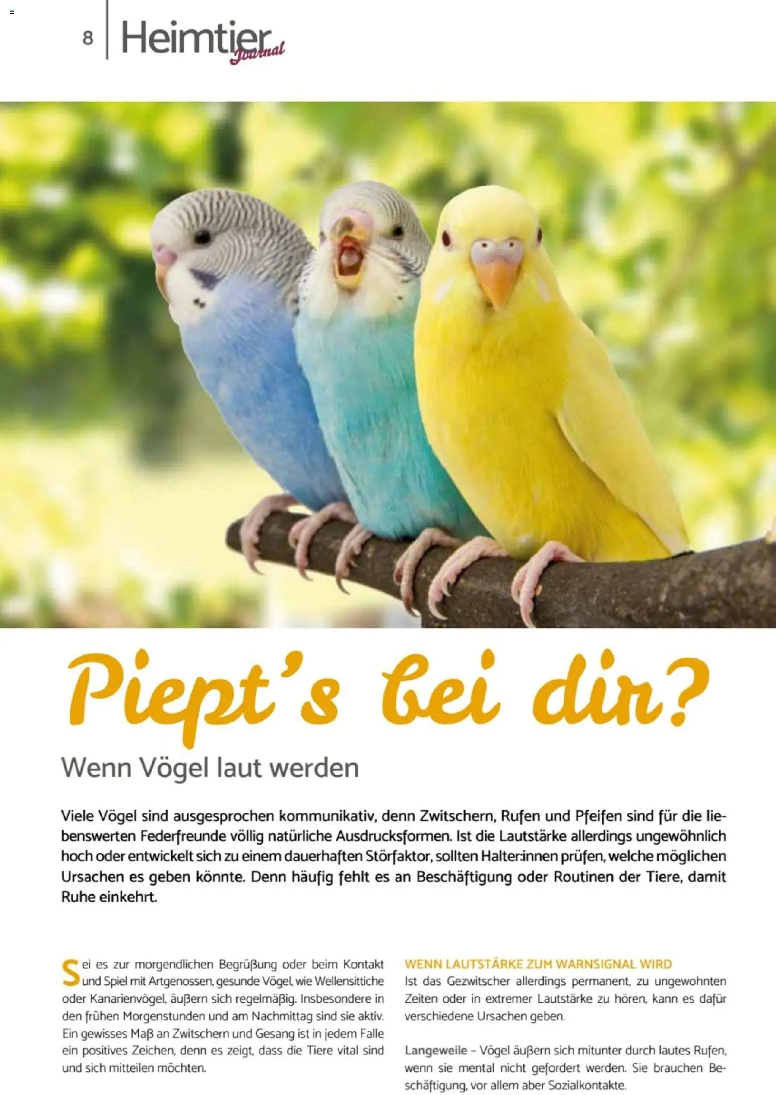 zookauf Heimtier Journal