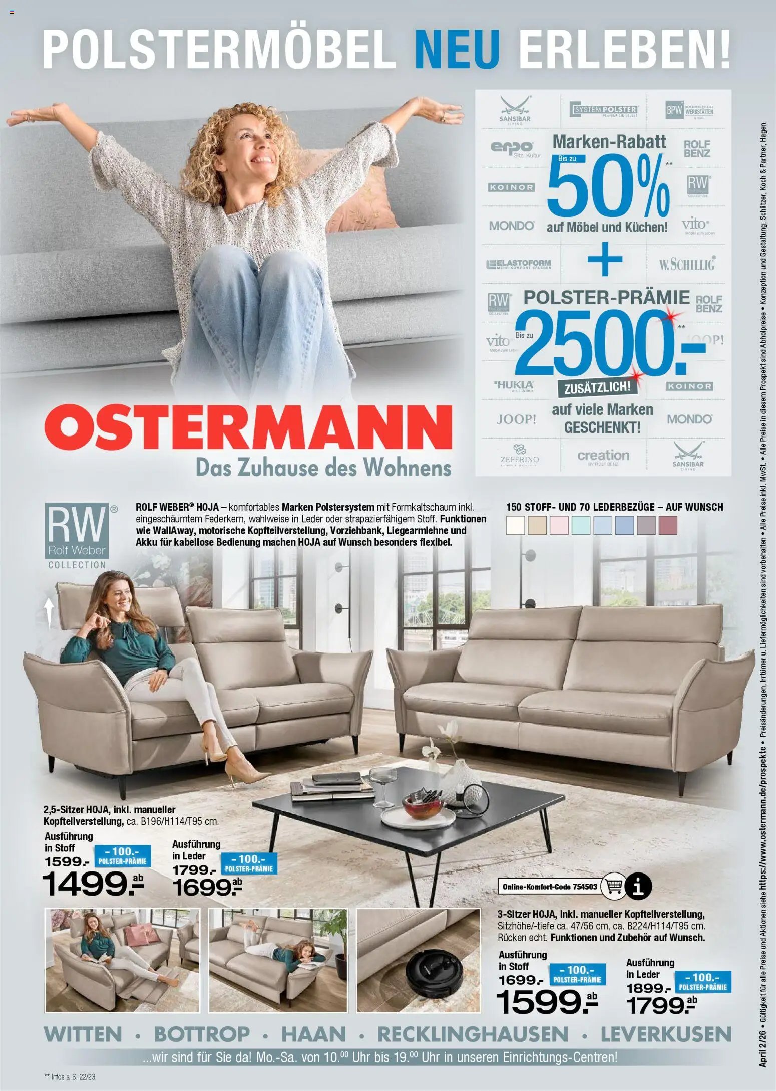 Ostermann Prospekt Gartenmöbel