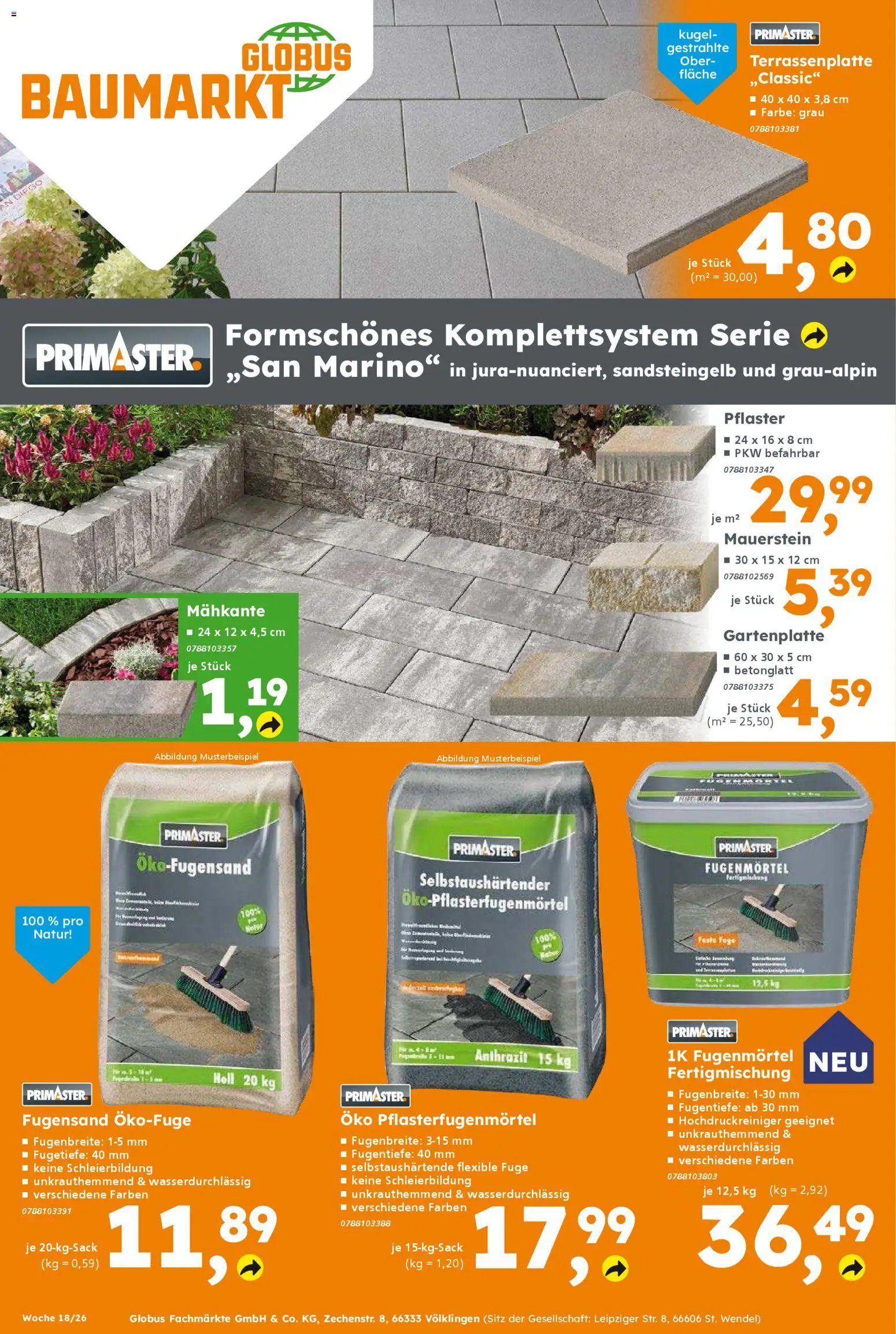 Globus Baumarkt Prospekt 	