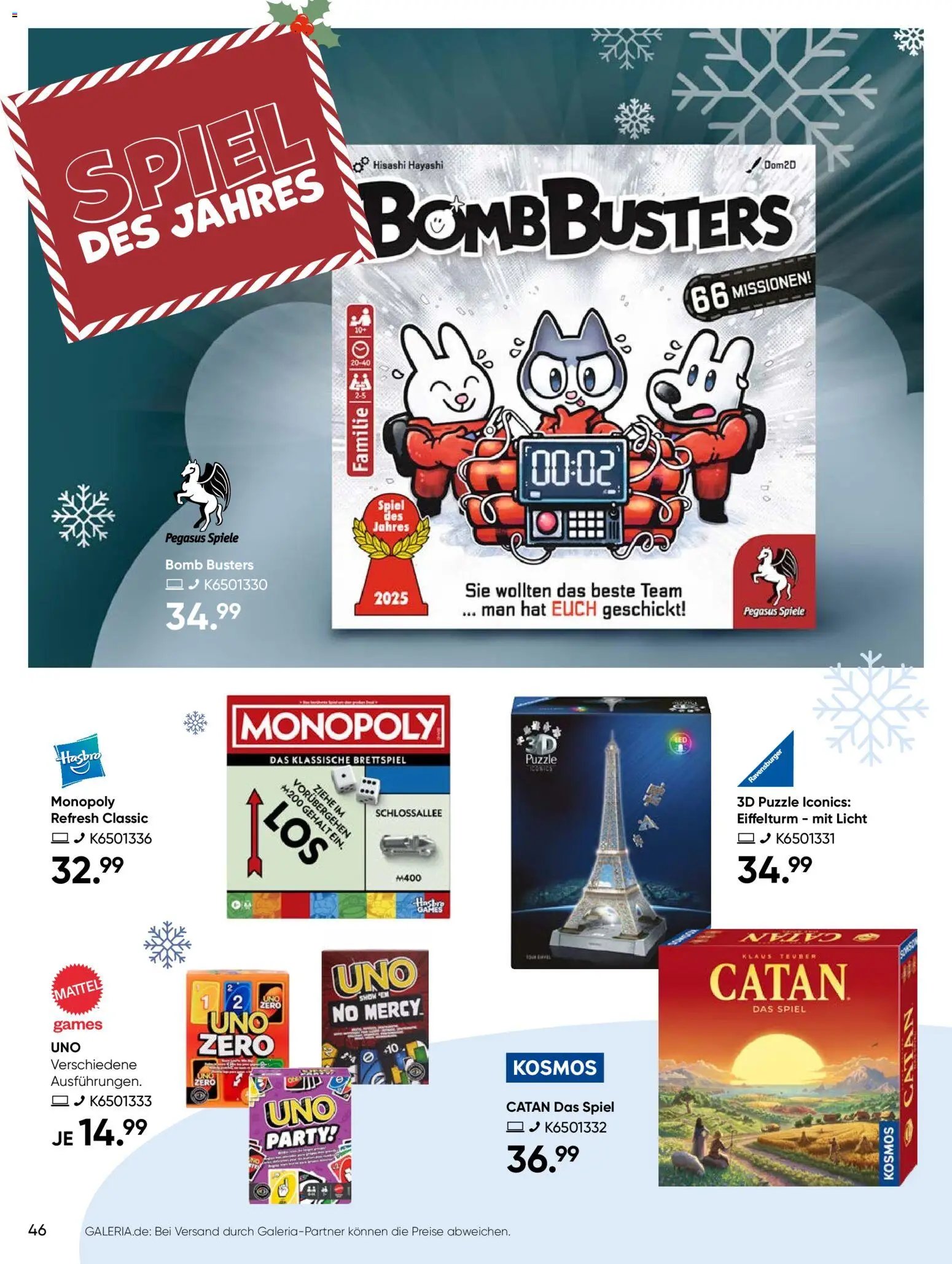 Galeria Karstadt Kaufhof  Weihnachtsmagazin (2025-10-27 - 2025-12-24)