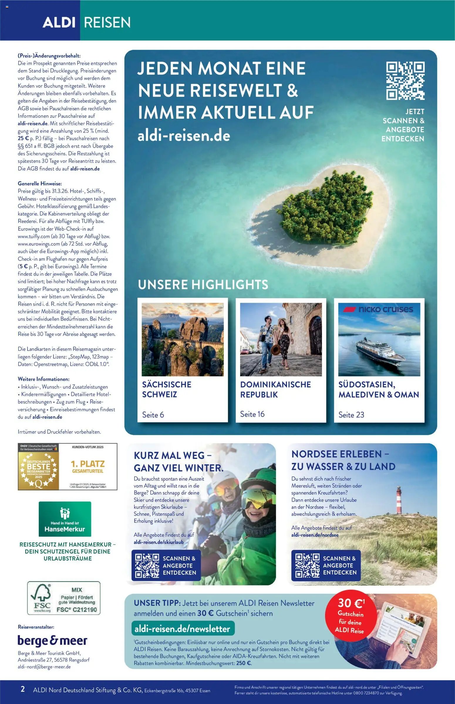 Aldi Reisen  Reisemagazin (2026-03-01 - 2026-03-31)