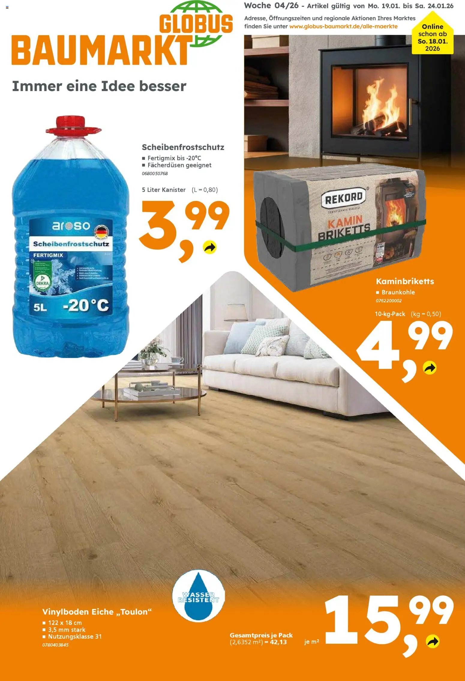 Globus Baumarkt prospekt Zweibrücken 