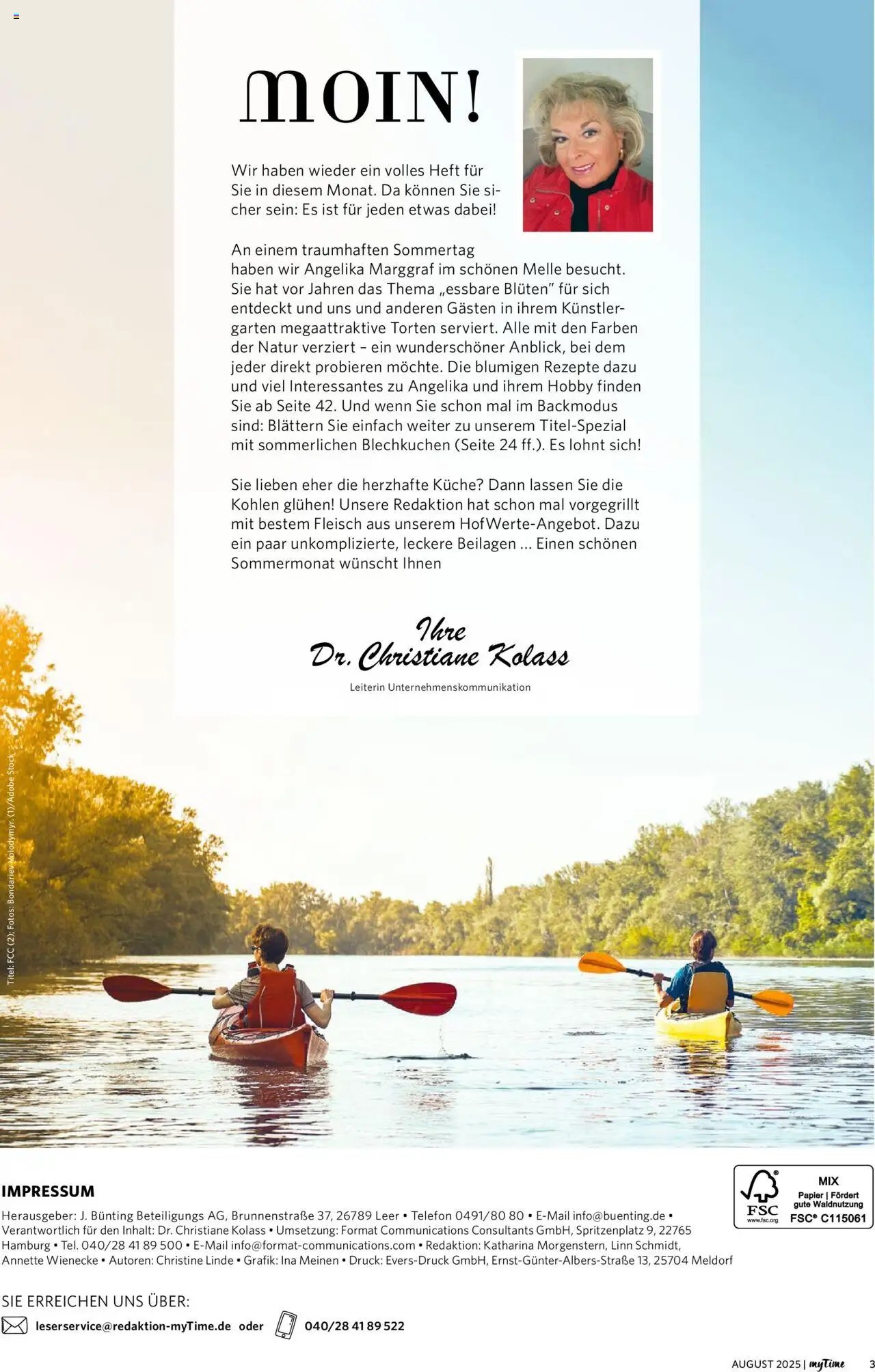 Famila Nordwest - myTime August 2025