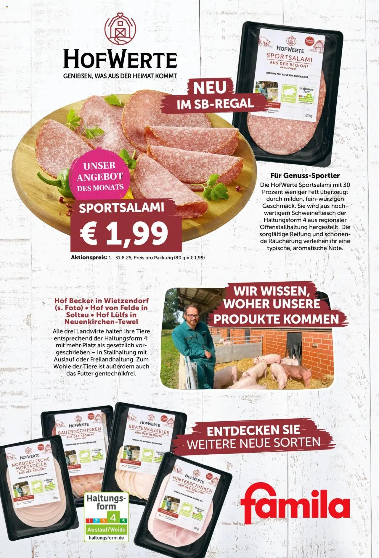 Famila Nordwest - myTime August 2025