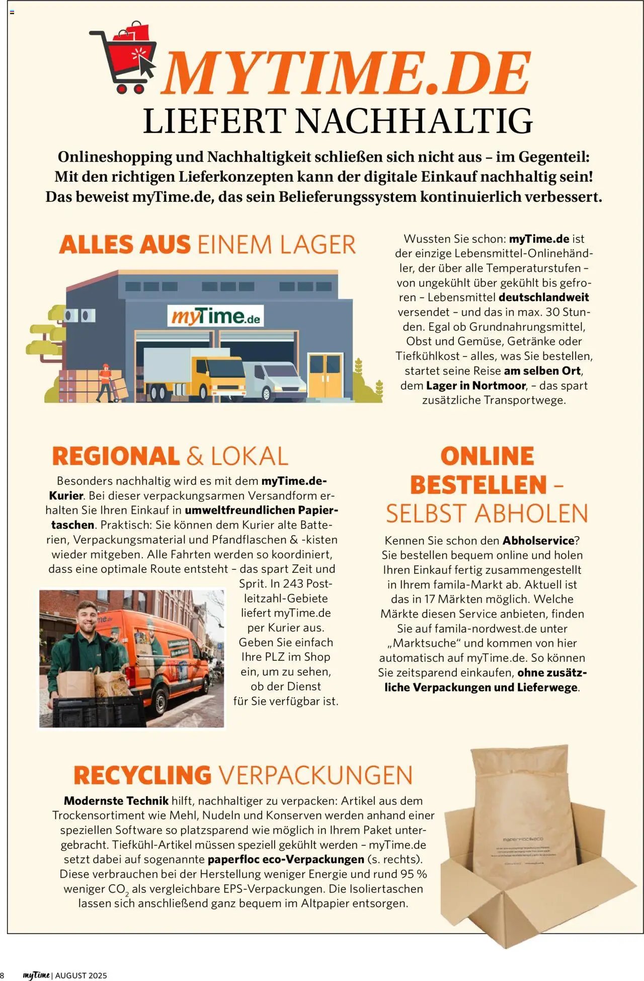 Famila Nordwest - myTime August 2025