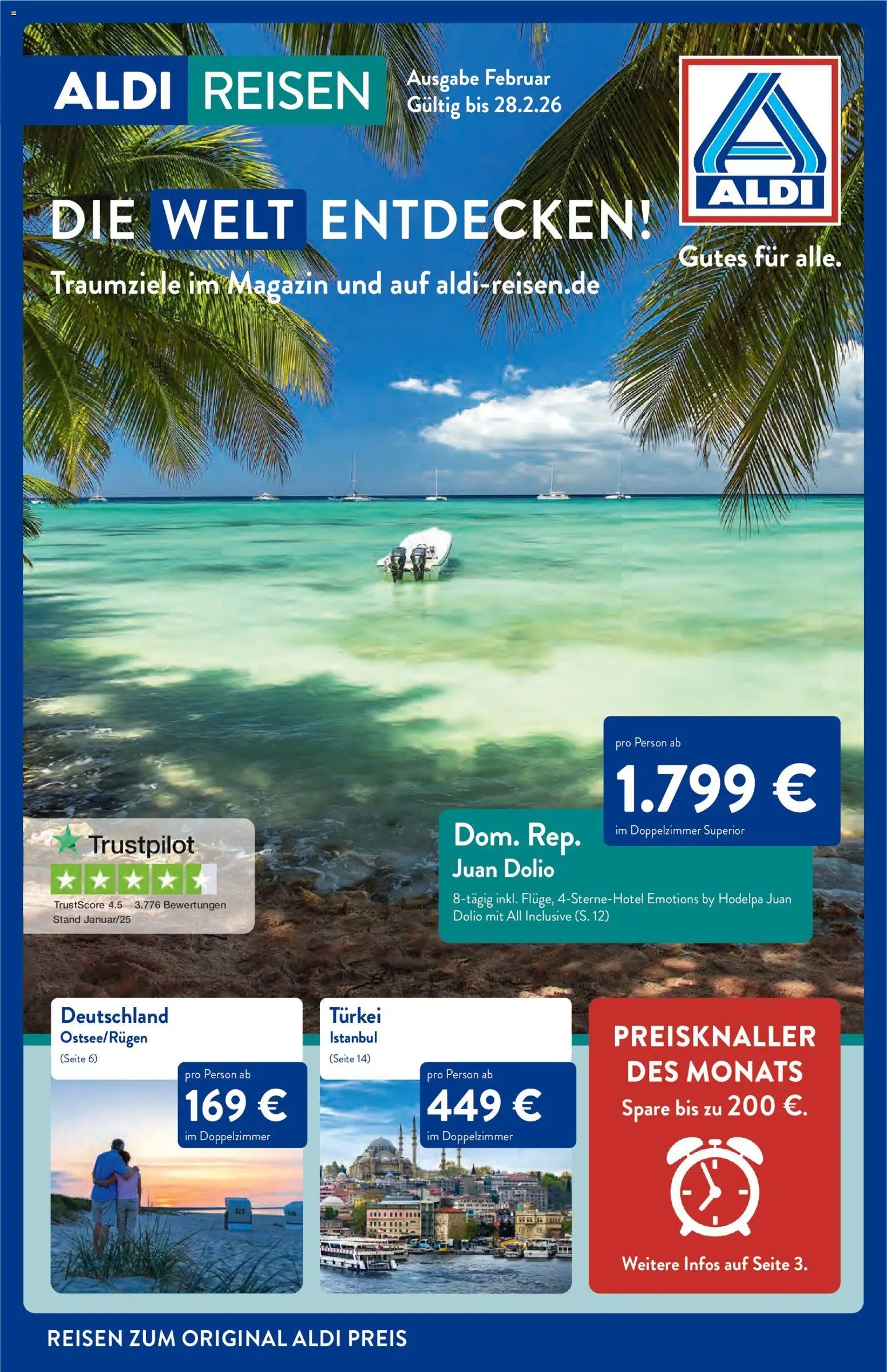 Aldi Reisen  Reisemagazin