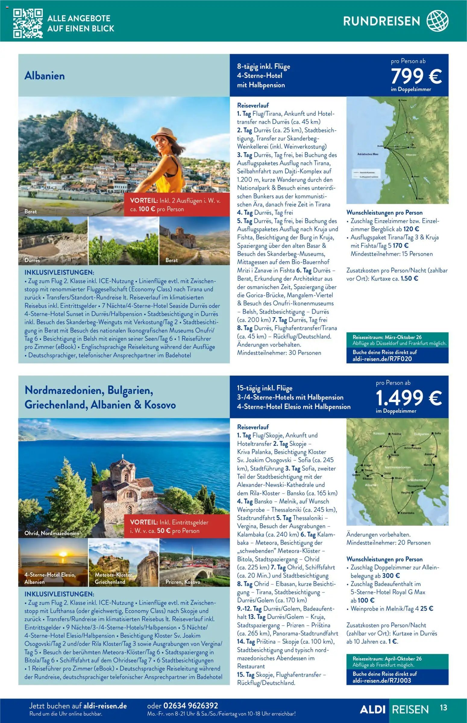 Aldi Reisen  Reisemagazin