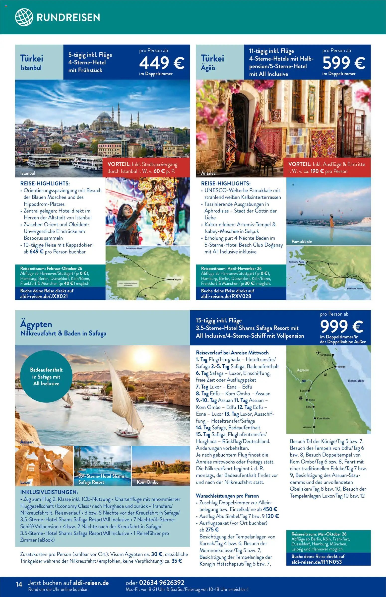 Aldi Reisen  Reisemagazin