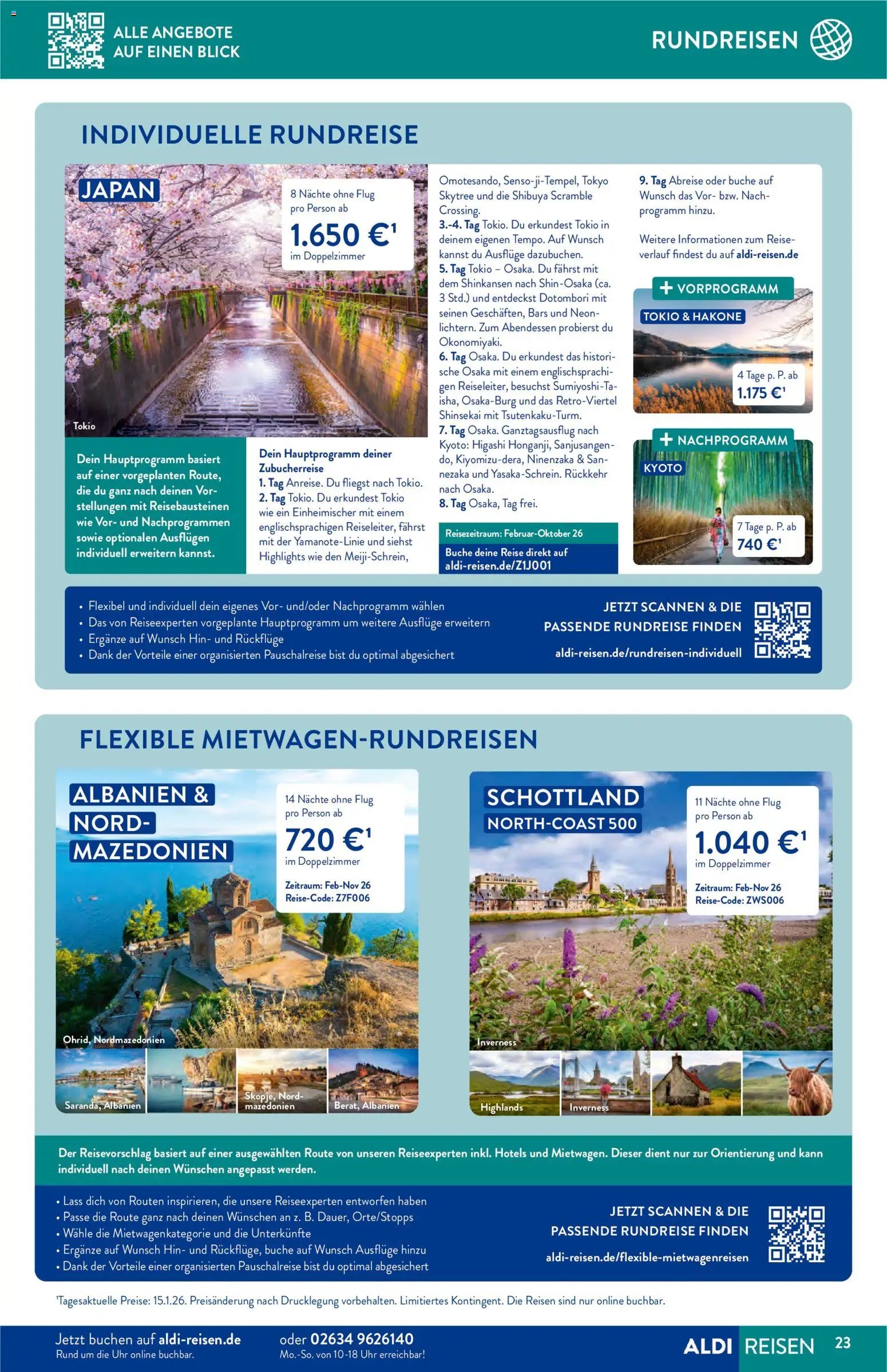 Aldi Reisen  Reisemagazin