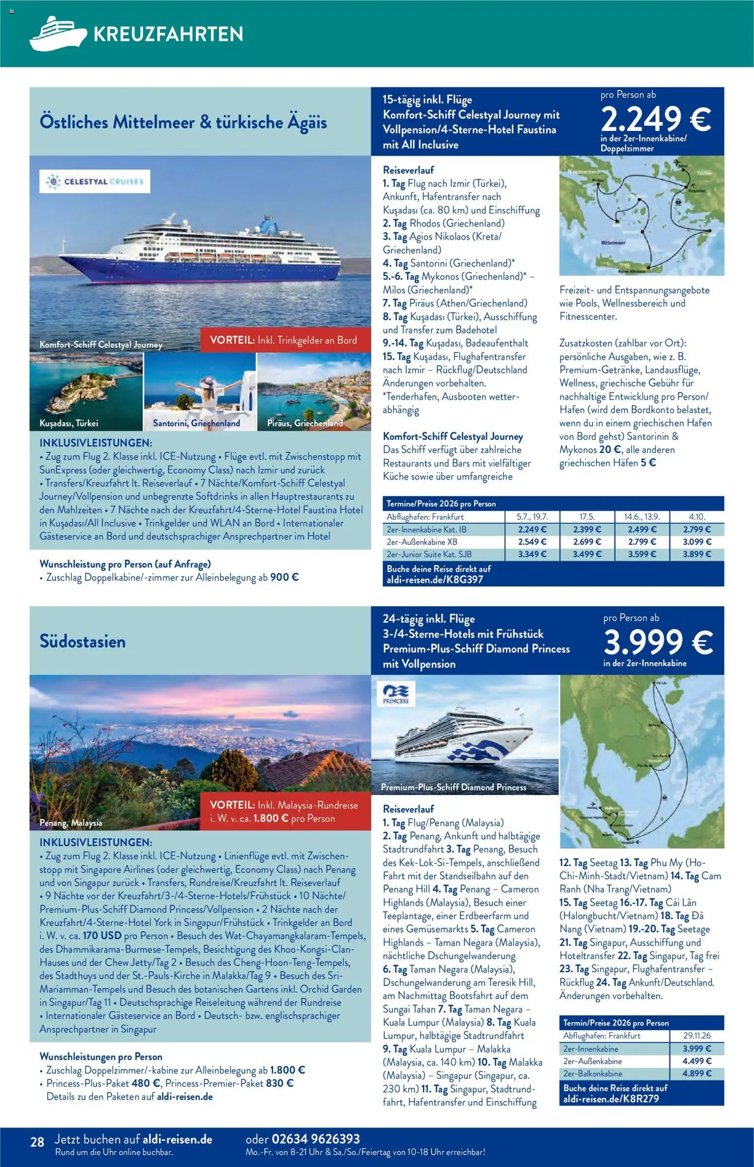 Aldi Reisen  Reisemagazin