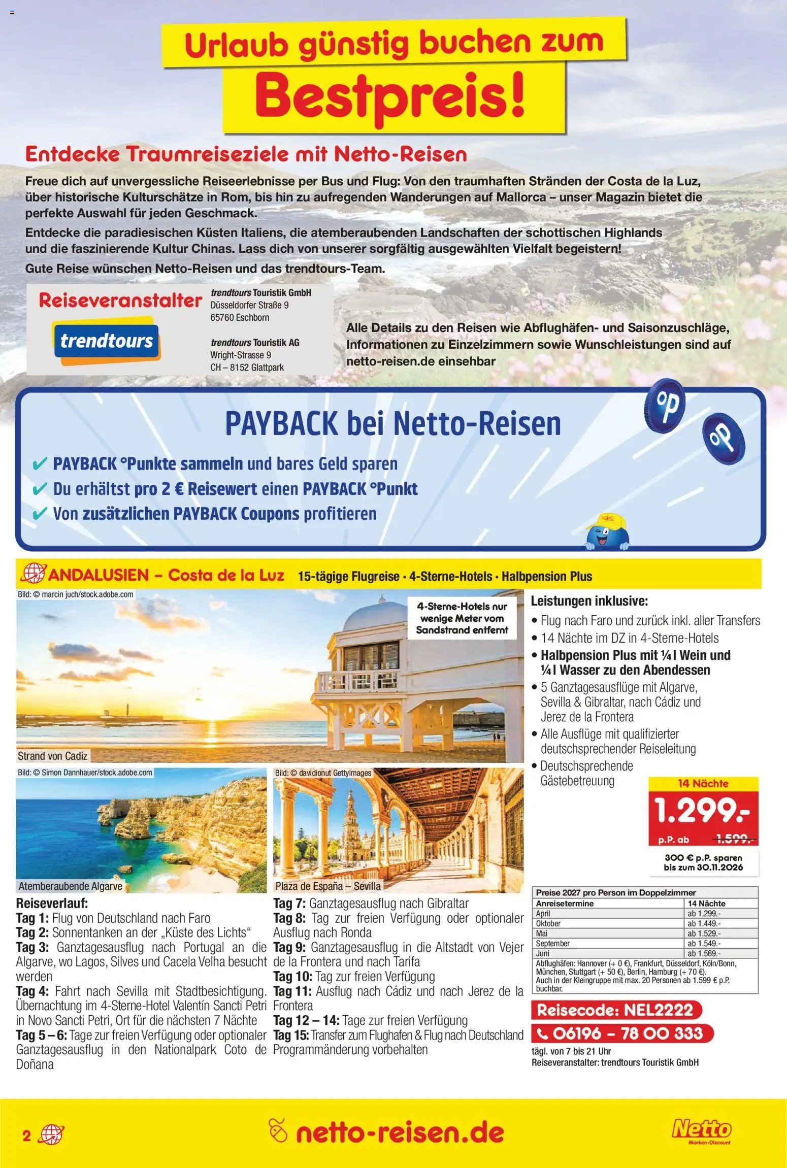 Netto Marken-Discount Reise-Sonderangebote