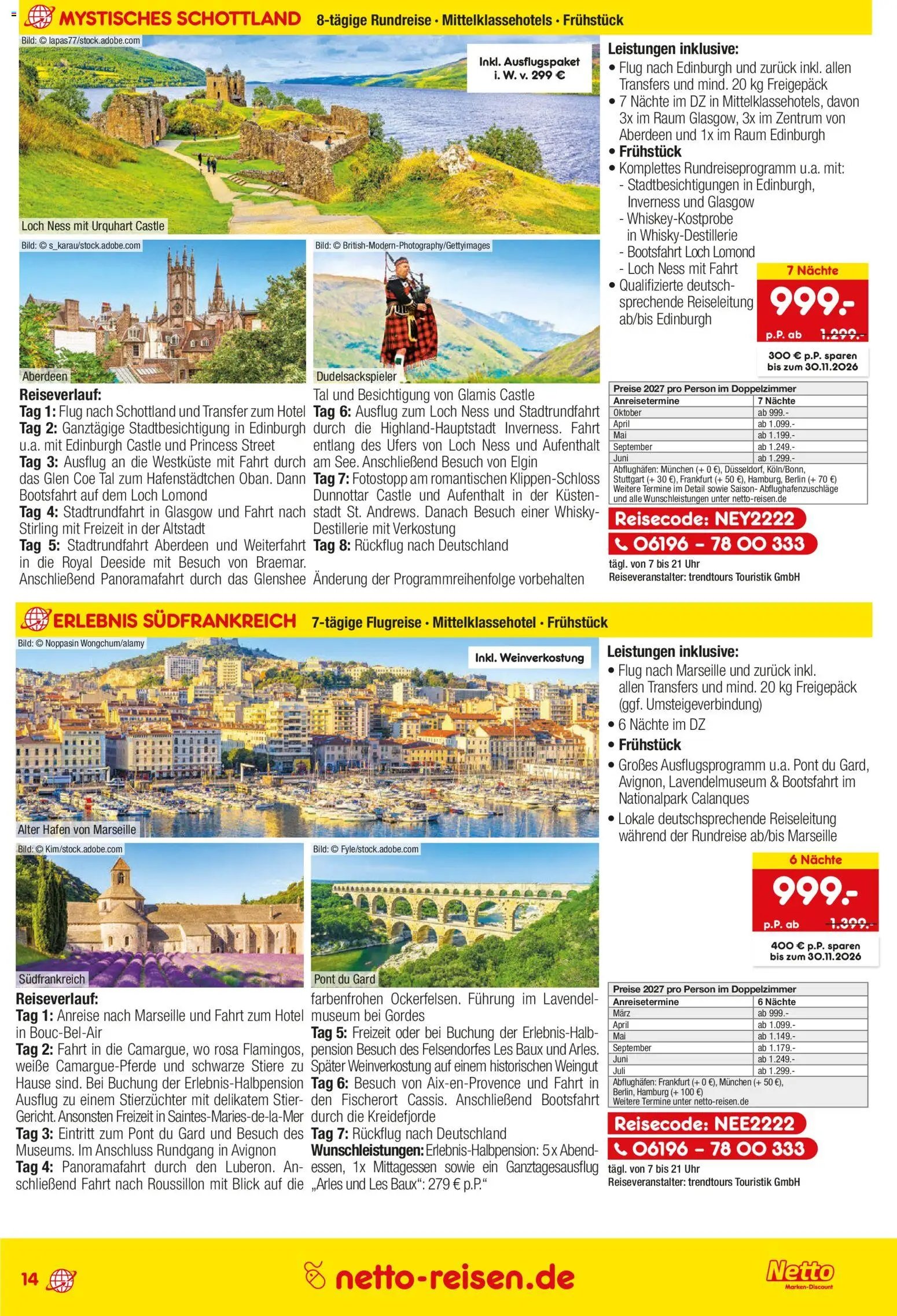 Netto Marken-Discount Reise-Sonderangebote