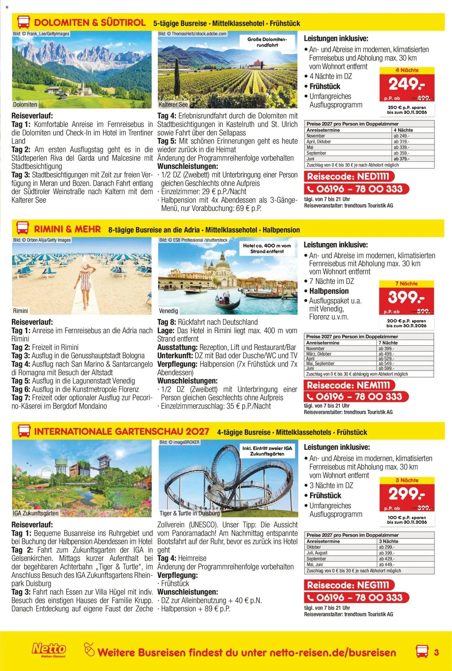 Netto Marken-Discount Reise-Sonderangebote