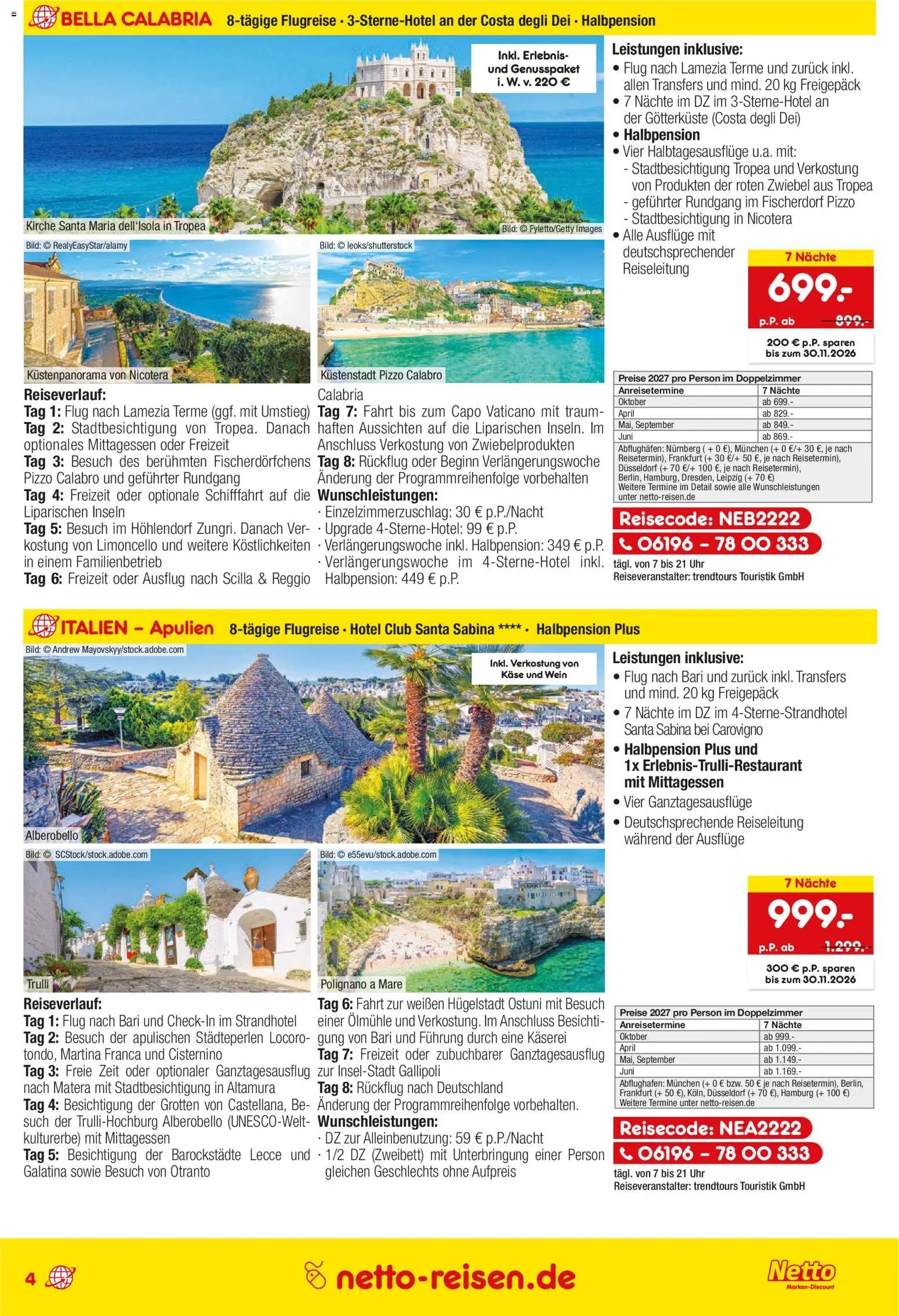 Netto Marken-Discount Reise-Sonderangebote