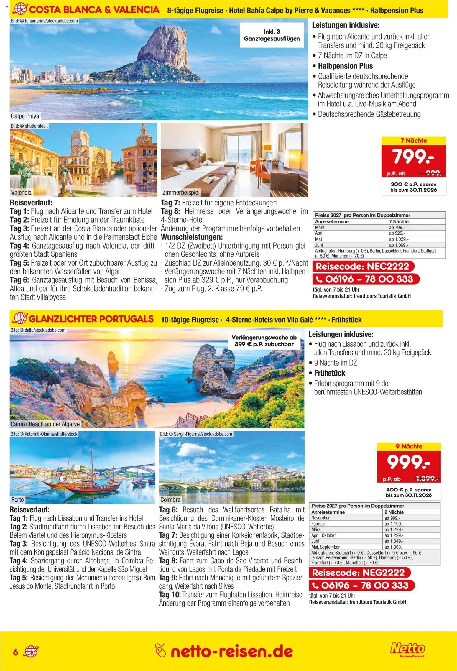 Netto Marken-Discount Reise-Sonderangebote