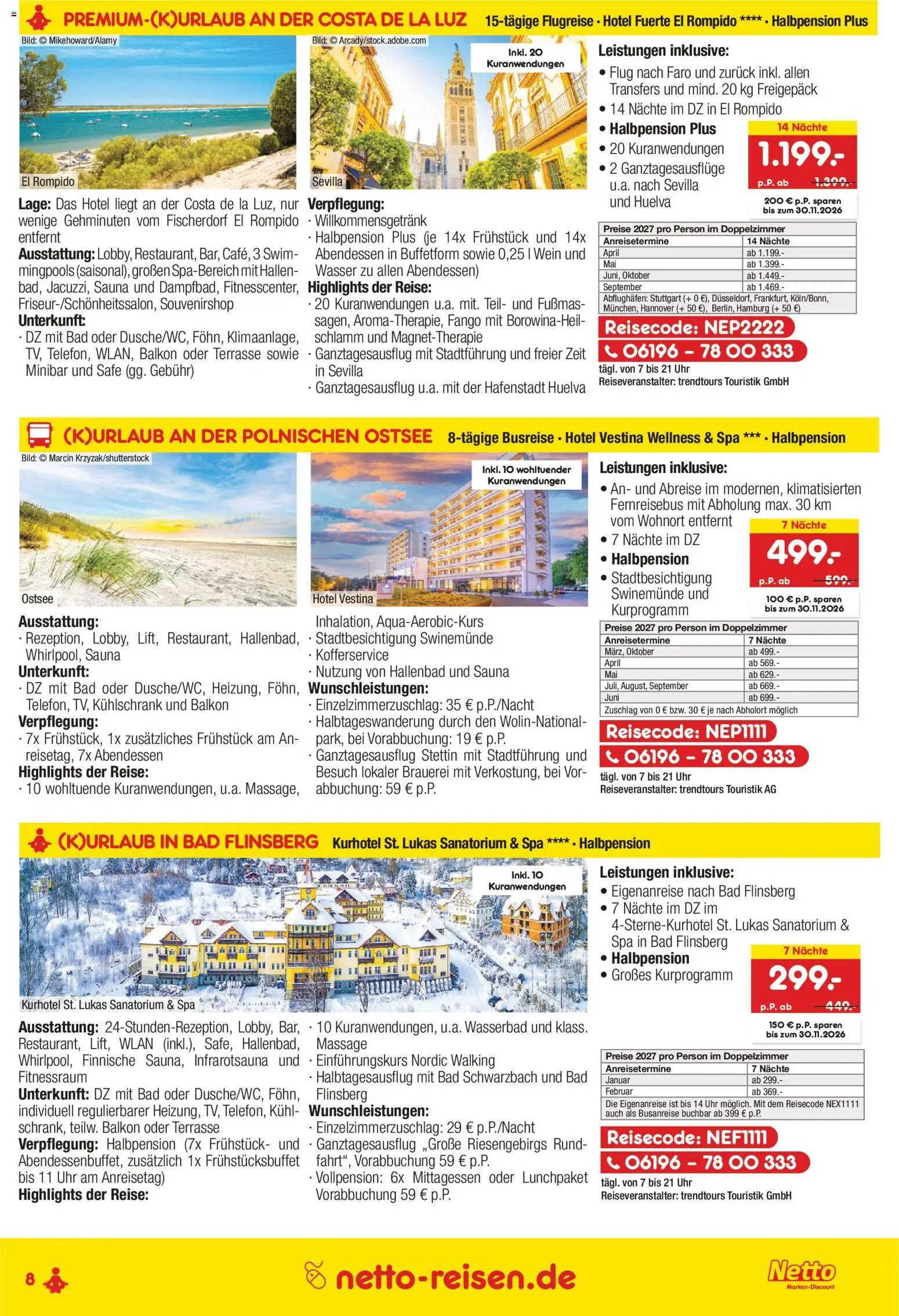 Netto Marken-Discount Reise-Sonderangebote