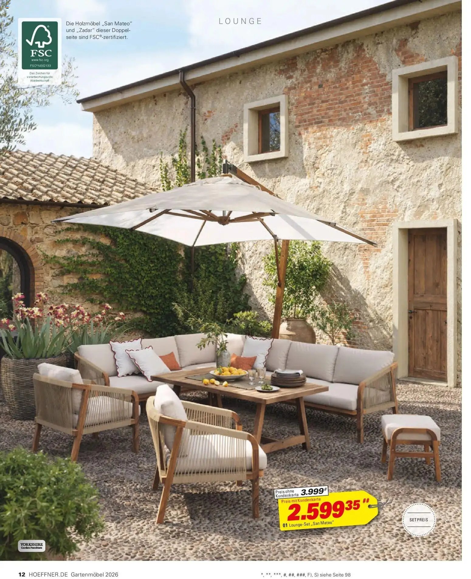 Höffner Prospekt Gartenmöbel Barsbüttel