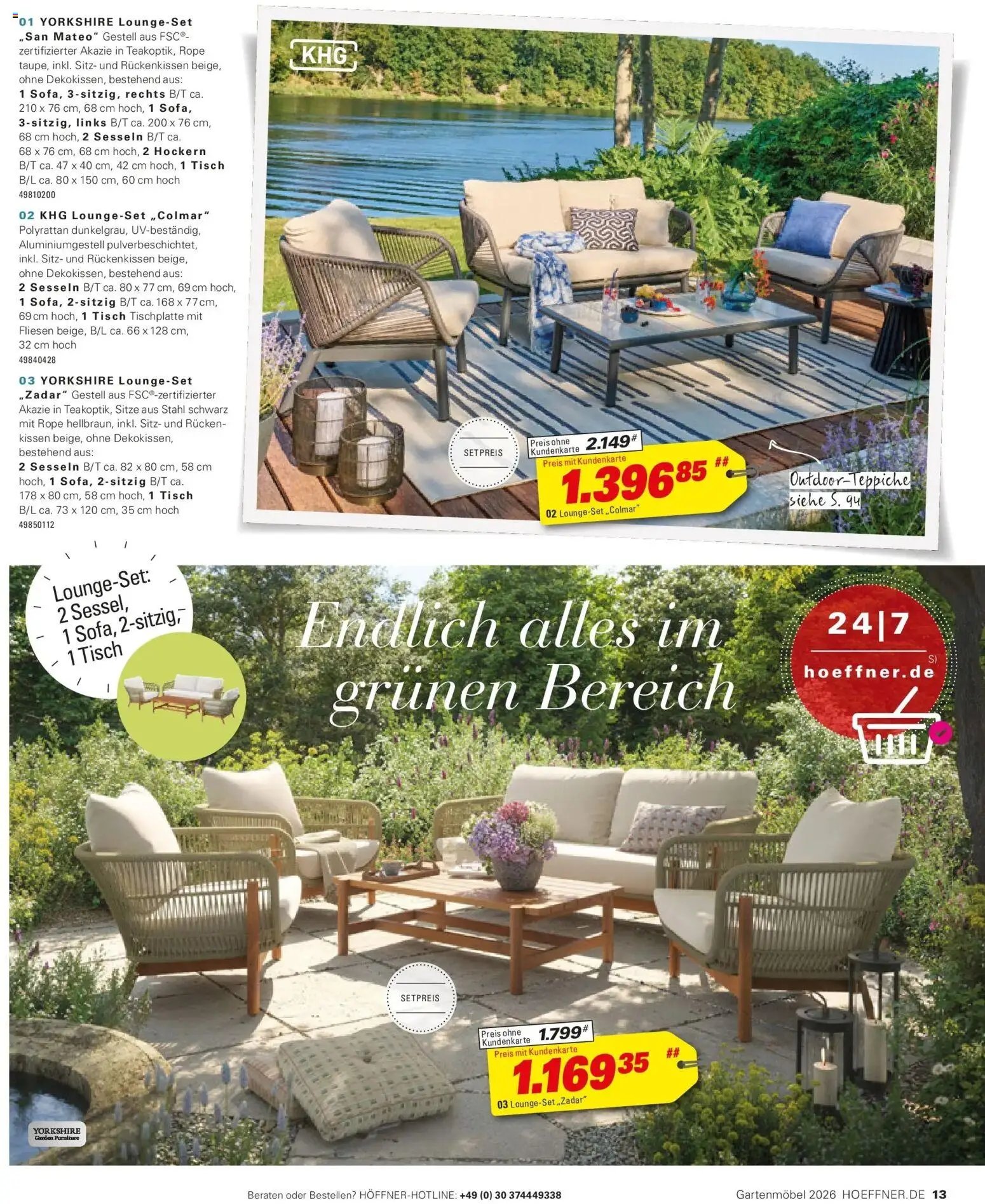 Höffner Prospekt Gartenmöbel Barsbüttel