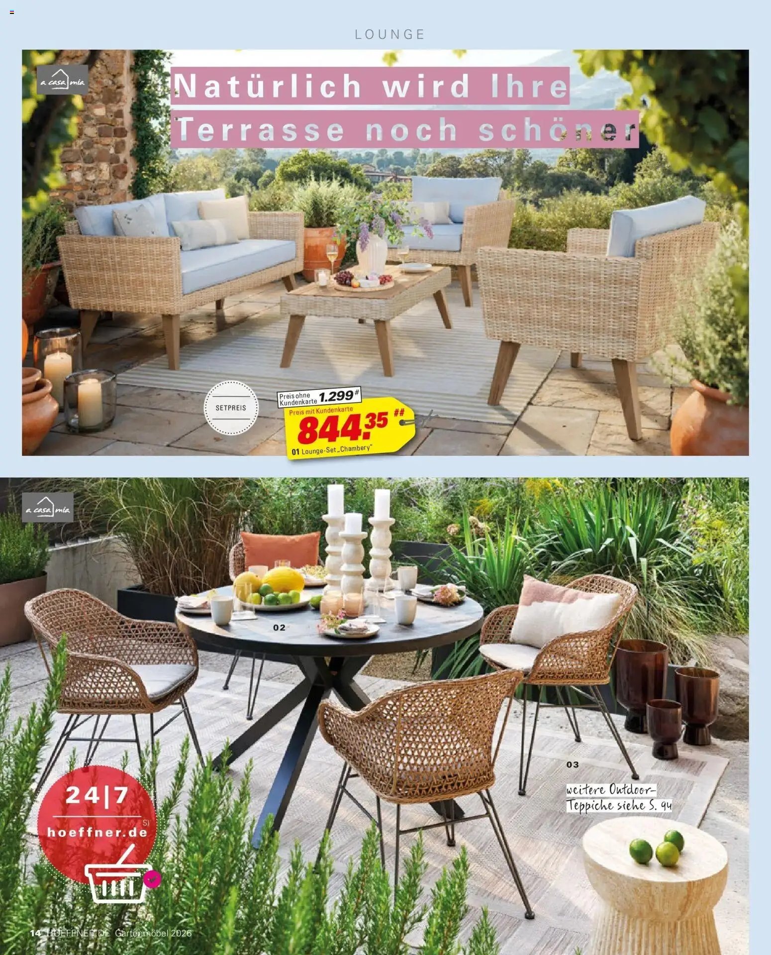 Höffner Prospekt Gartenmöbel Barsbüttel