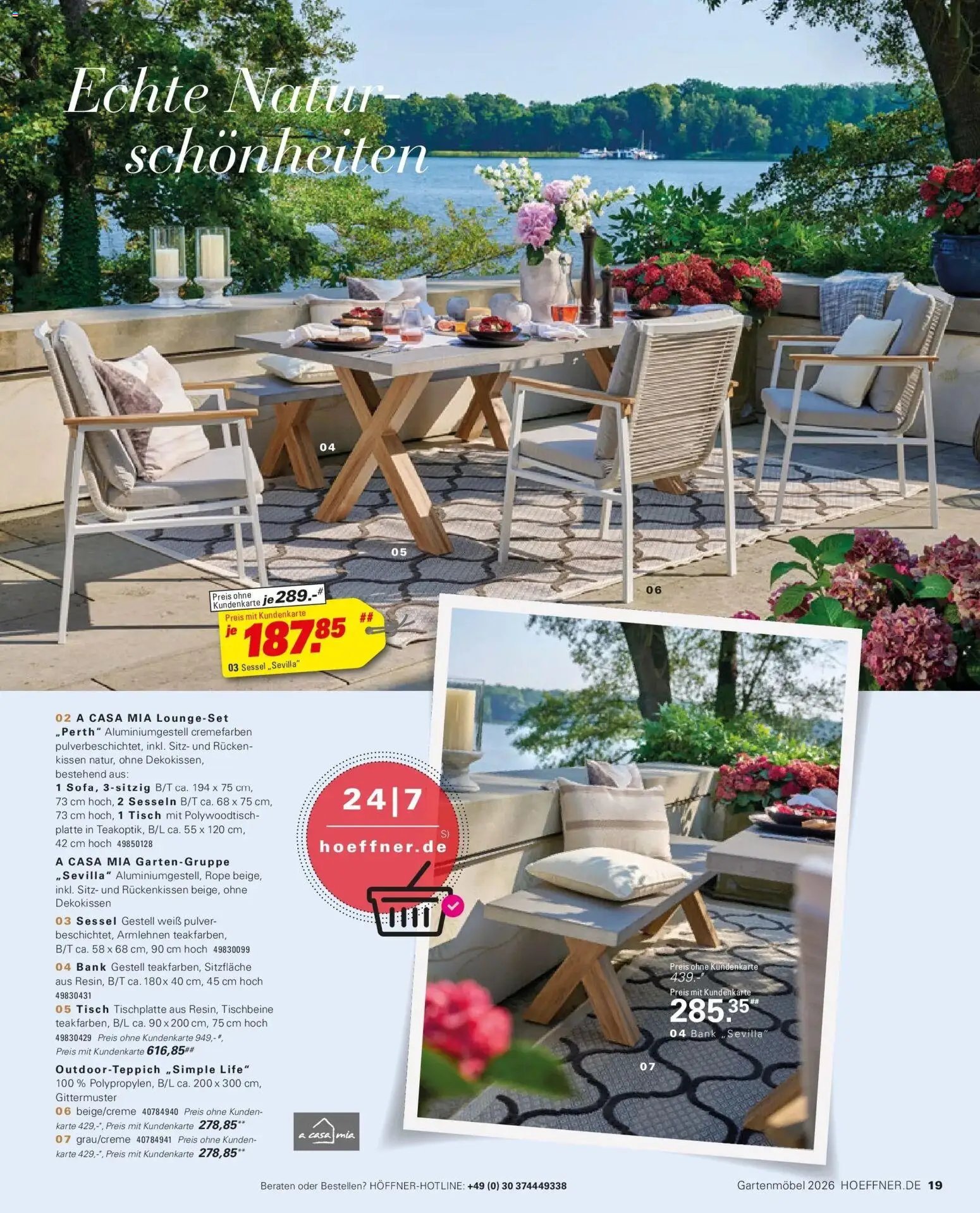 Höffner Prospekt Gartenmöbel Barsbüttel