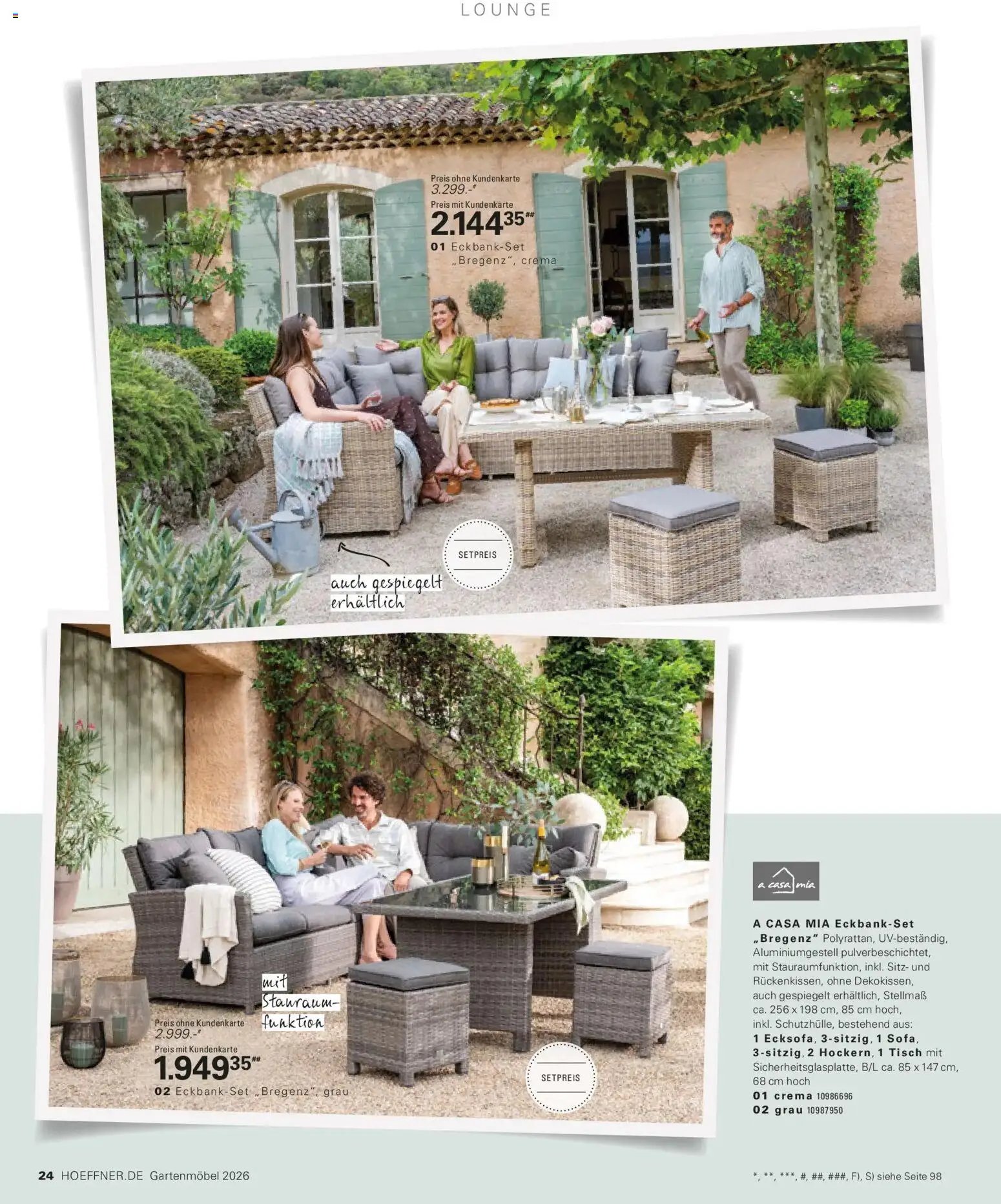 Höffner Prospekt Gartenmöbel Barsbüttel