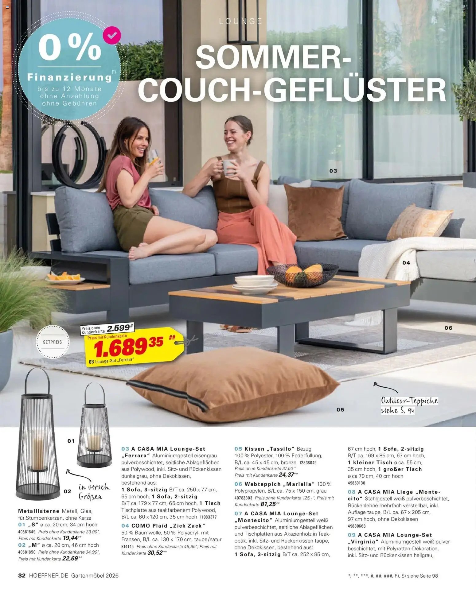 Höffner Prospekt Gartenmöbel Barsbüttel