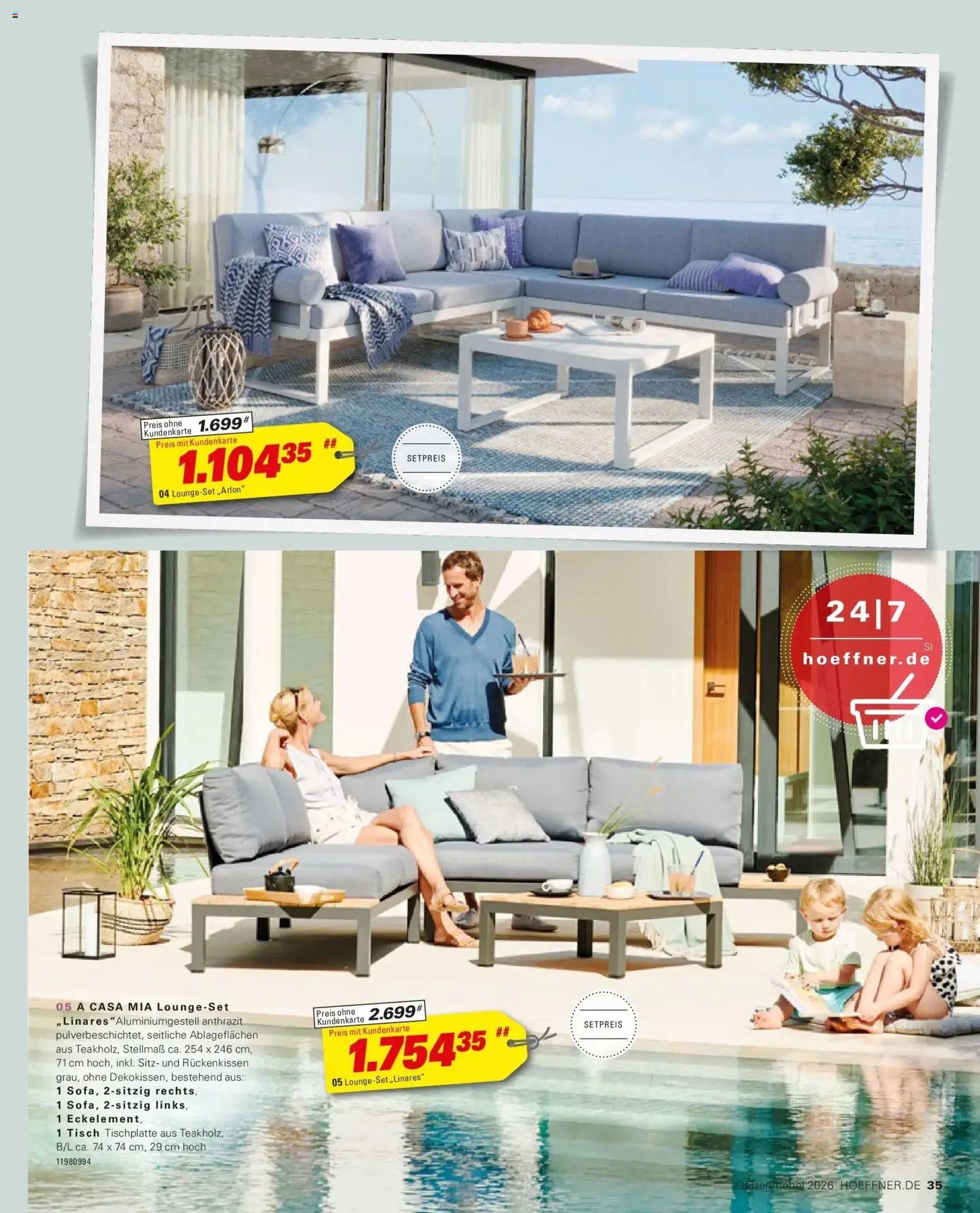 Höffner Prospekt Gartenmöbel Barsbüttel