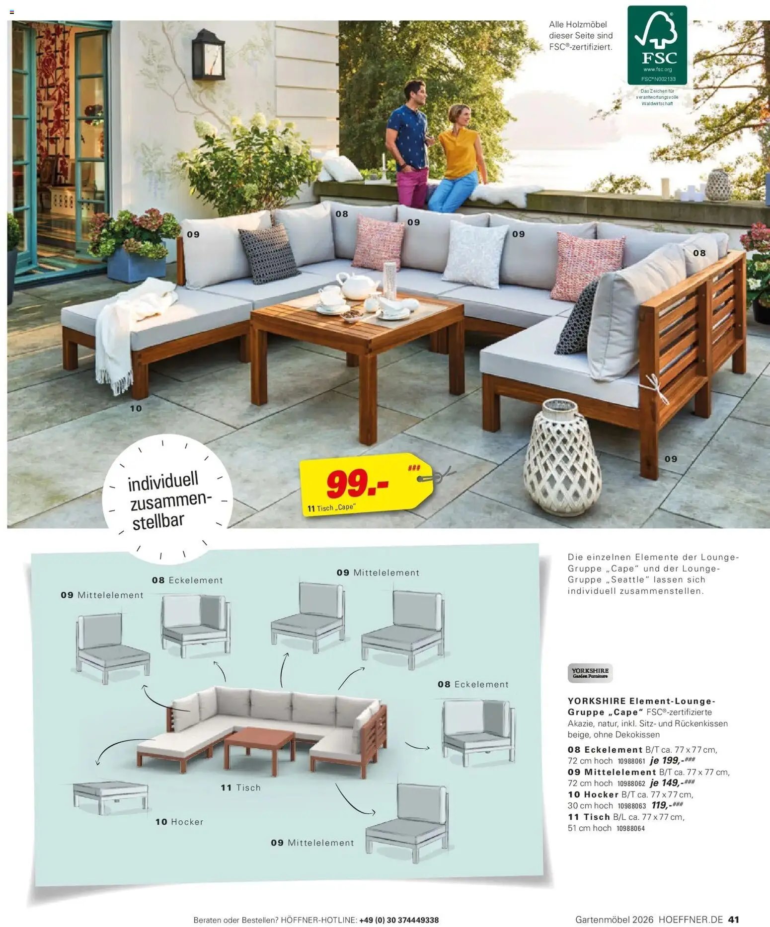 Höffner Prospekt Gartenmöbel Barsbüttel